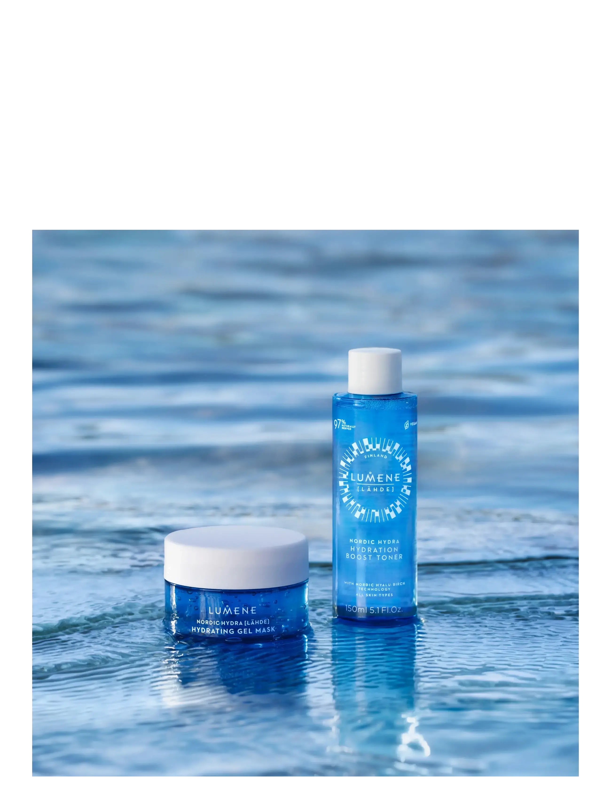 LUMENE - NORDIC HYDRA Hydrating Gel Mask - fugtgivende masker - clear - 5