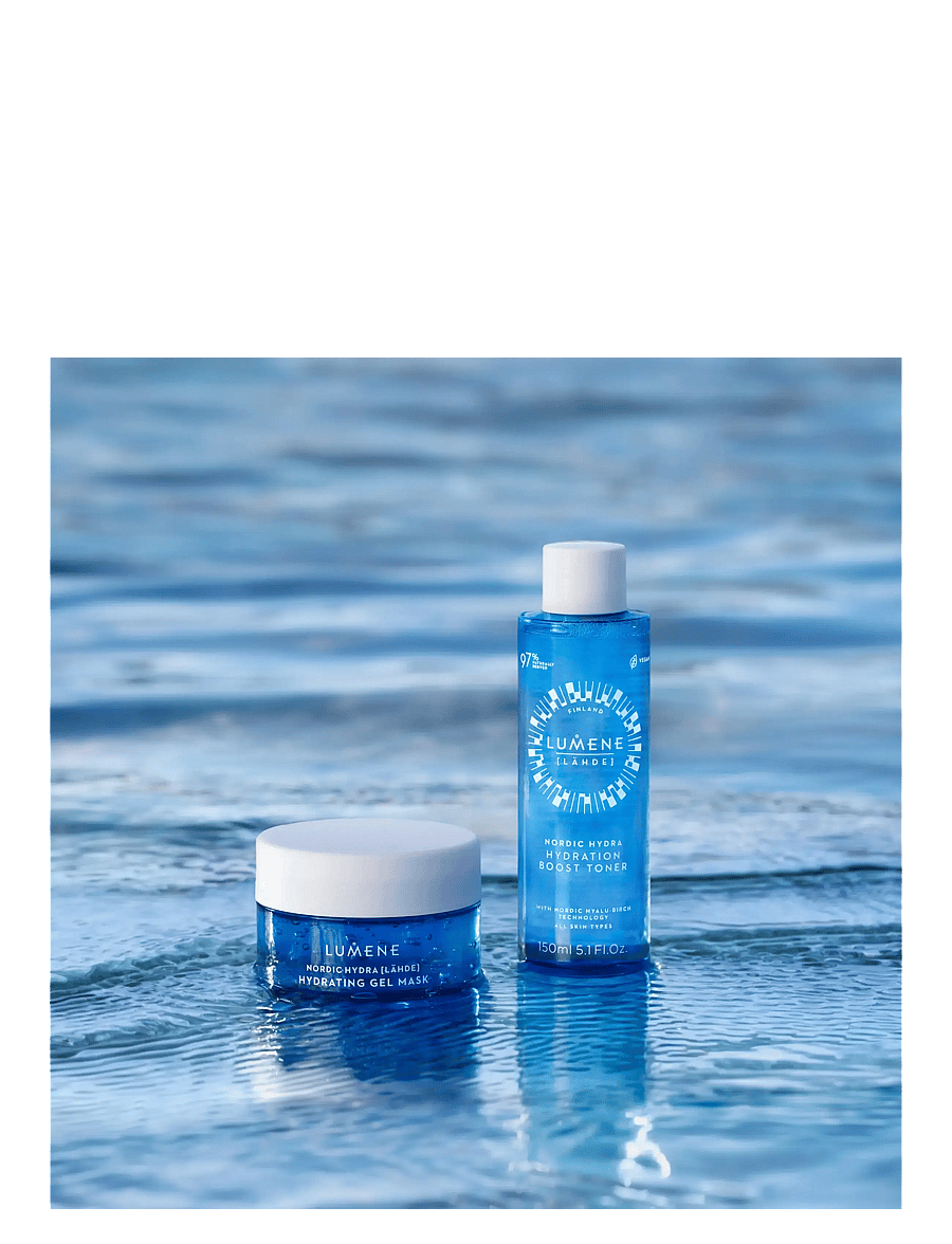 LUMENE - NORDIC HYDRA Hydrating Gel Mask - Återfuktande masker - clear - 5