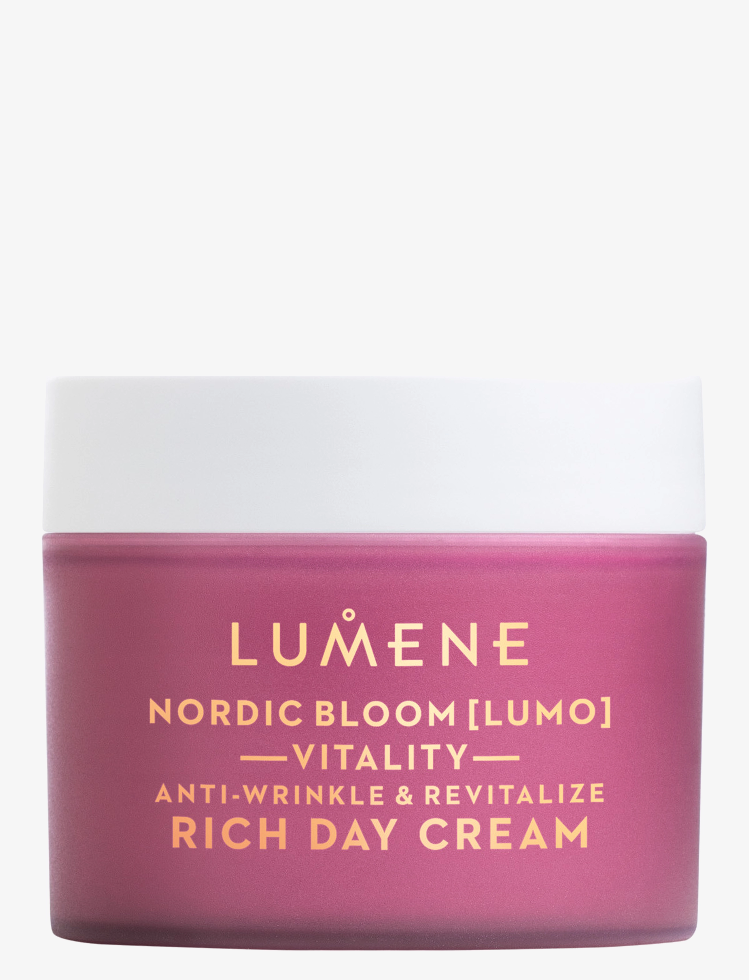 LUMENE Lumene Nordic Bloom Vitality Anti-Wrinkle & Revitalize Rich Day Cream 50 ml Dagkräm, 50 ml, Nude, Fugtighedscreme > Dagcreme, Dame