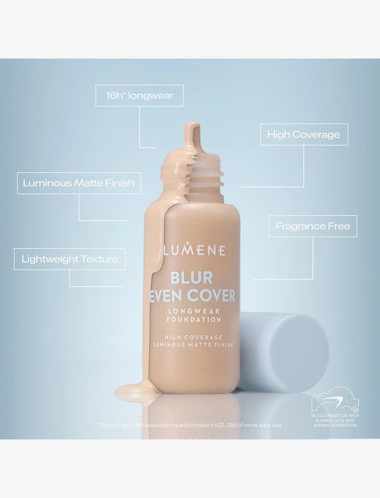 LUMENE - Blur Even Cover Foundation - makeup - 0.5 - 1