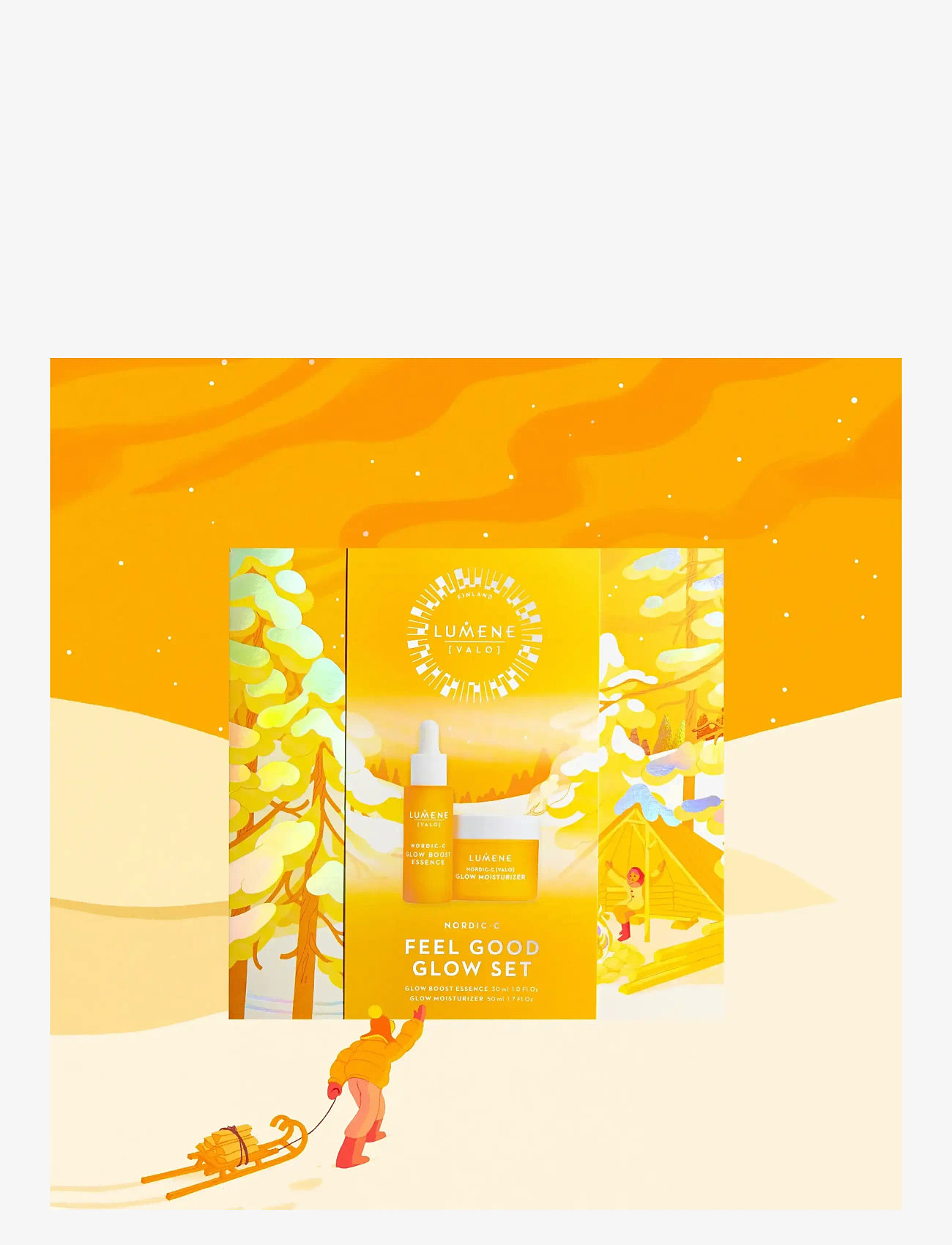 LUMENE - NORDIC-C Feel Good Glow Set 2025 - til ham - clear - 2