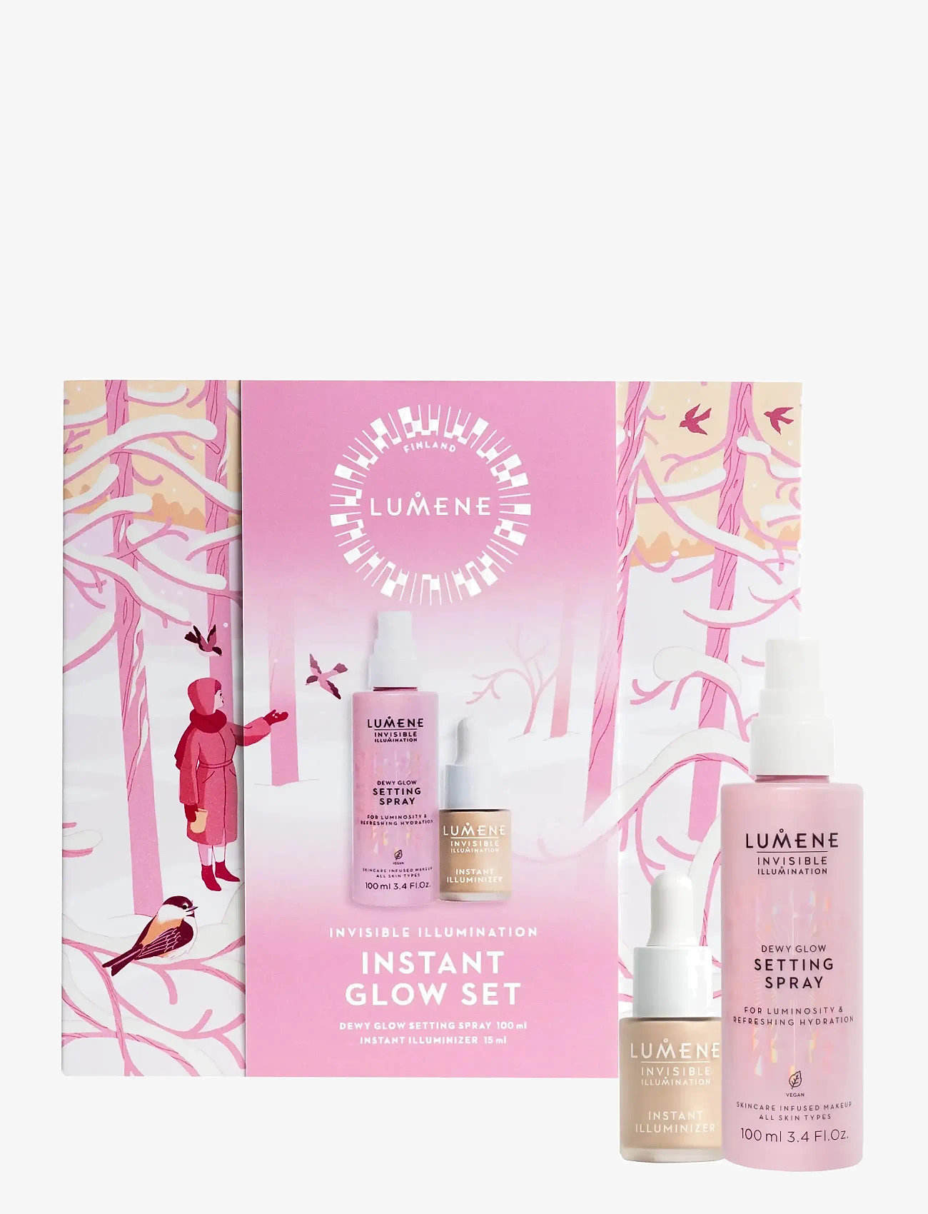 LUMENE - Invisible Illumination Instant Glow Set 2025 - mellem 200-500 kr - clear - 1