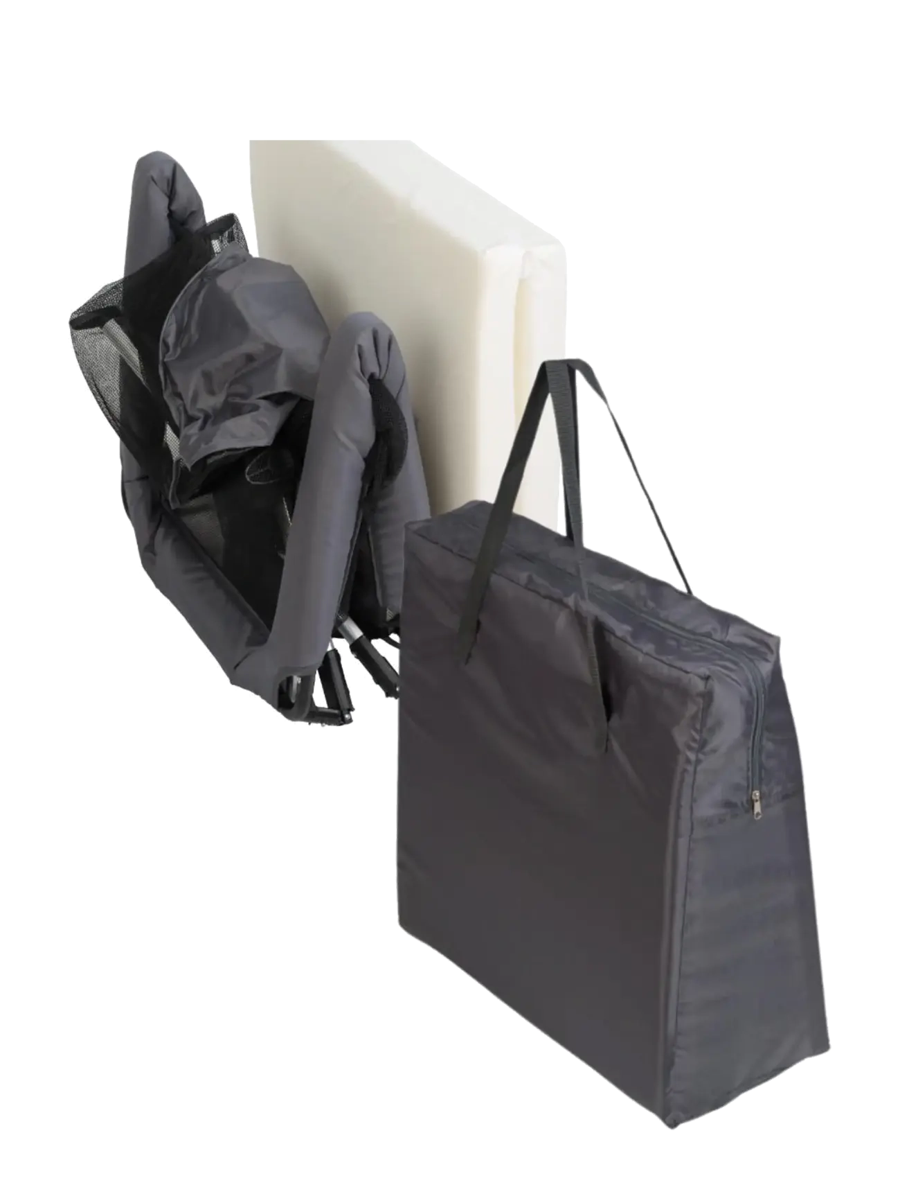 Luna Bambini - Travel Cot Grey - resesängar - grey - 2
