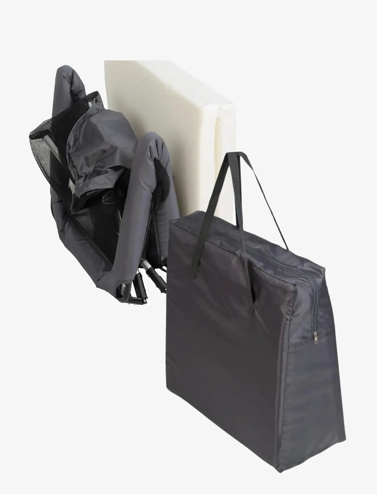 Luna Bambini - Travel Cot Black - resesängar - black - 2