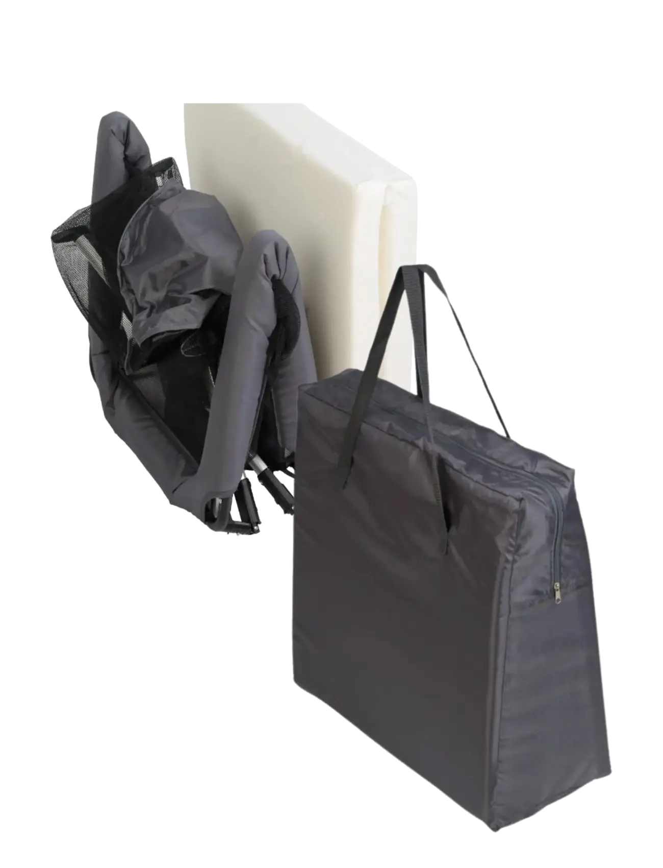 Luna Bambini - Travel Cot Black - resesängar - black - 2