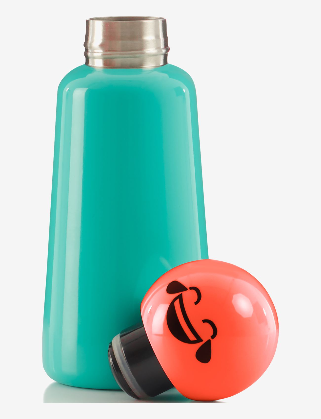 Lund London - Skittle Bottle Mini - 300 ml - laagste prijzen - turquoise & coral laugh - 1