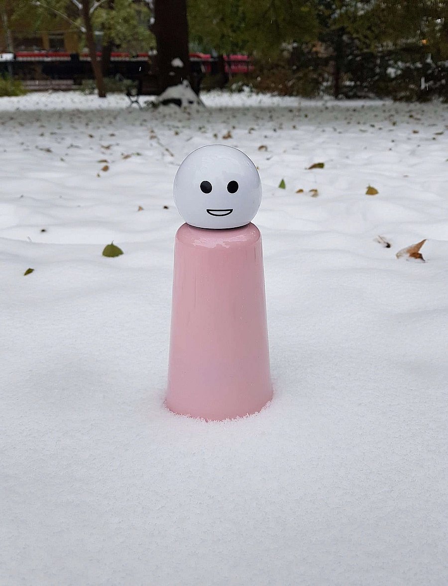 Lund London - Skittle Bottle Original - 500 ml - veepudelid - pink & white smile - 0