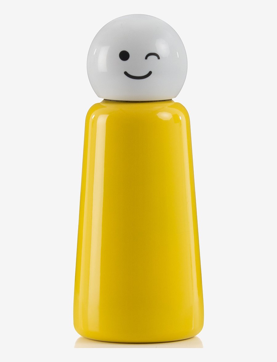 Lund London - Skittle Bottle Mini - 300 ml - veepudelid - yellow & white wink - 1