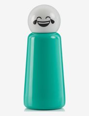Skittle Bottle Mini - 300 ml - TURQUOISE & WHITE LAUGH