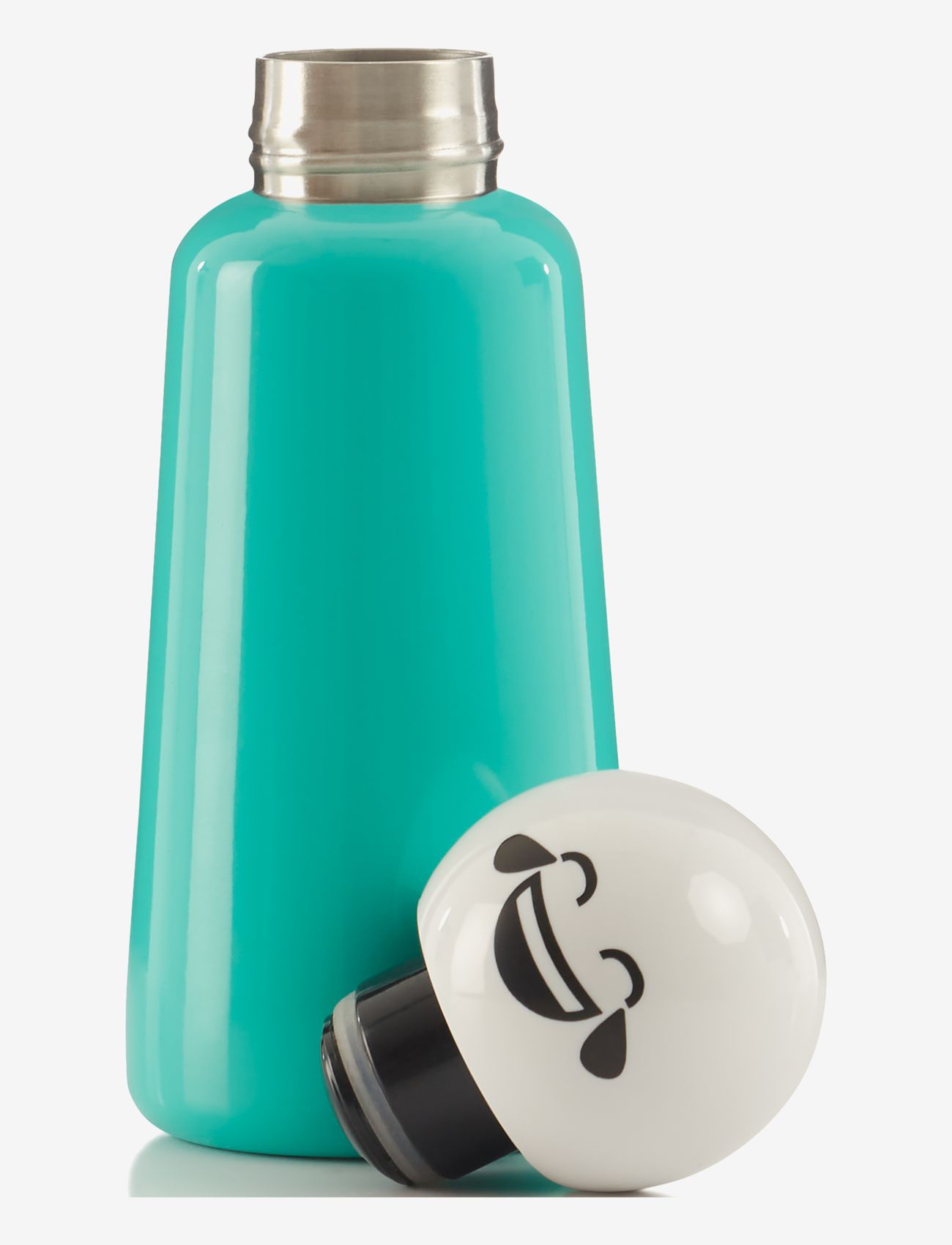 Lund London - Skittle Bottle Mini - 300 ml - zomerkoopjes - turquoise & white laugh - 1