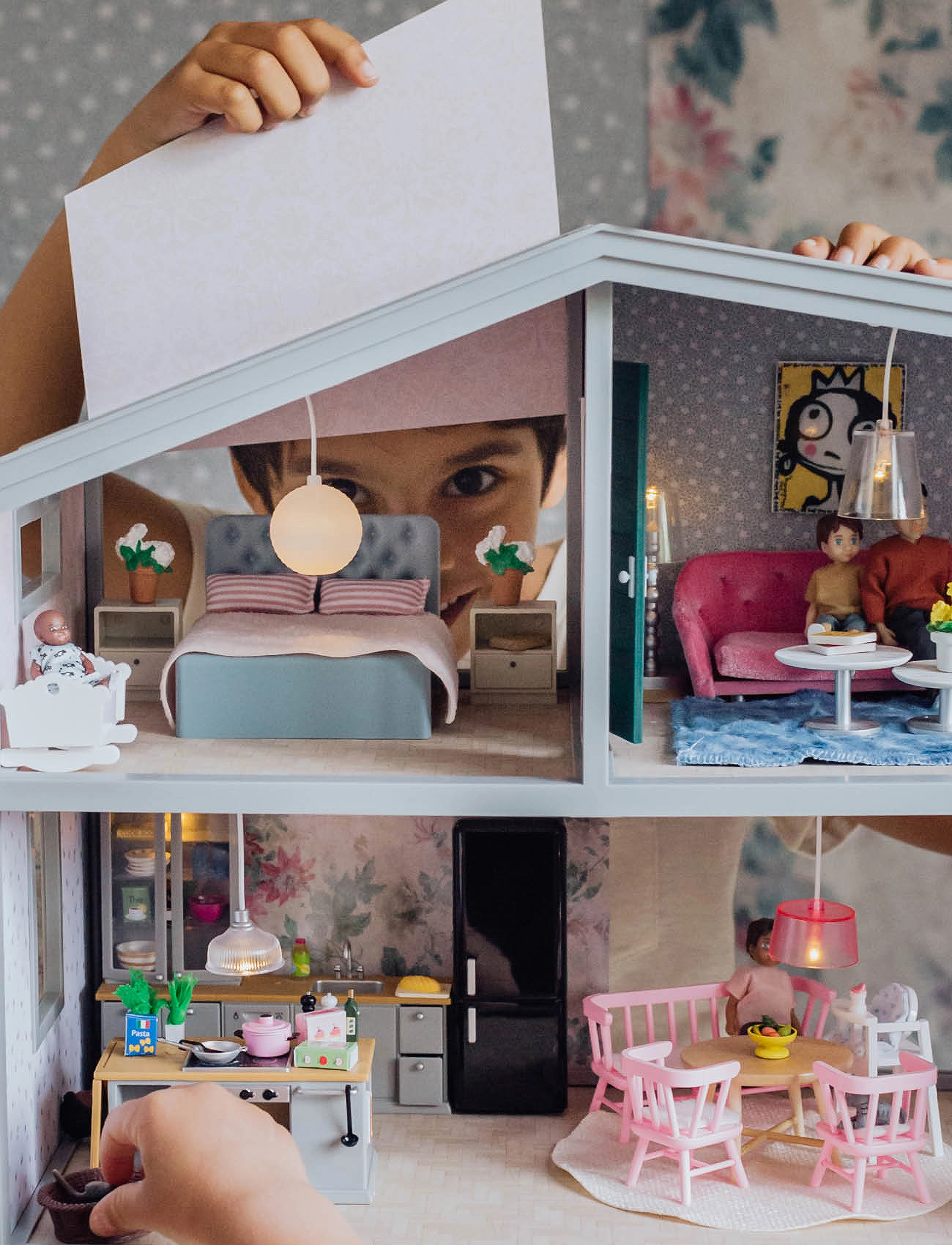 Lundby Lundby Life Dockskåp, 660X 260X 390MM, Multi/patterned, Dukker Og Tilbehør > Dukkehuse, Børn