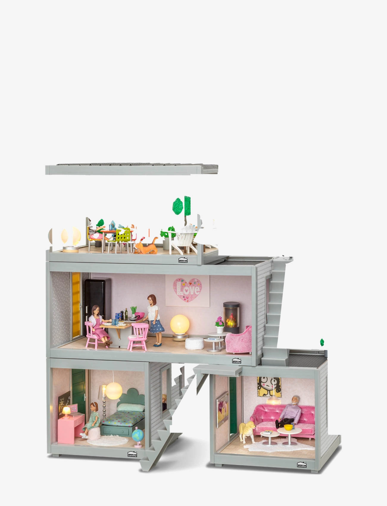 Lundby - LUNDBY TRAPPA - lägsta priserna - multi - 1