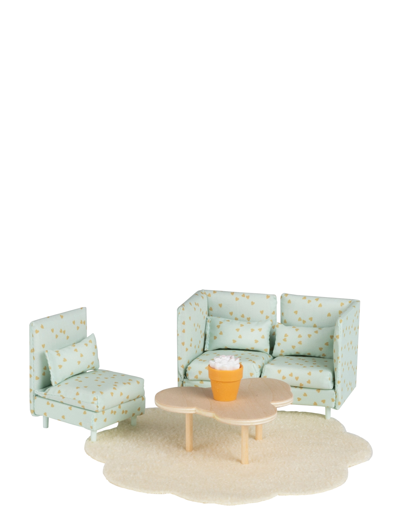 Lundby Dockhustillbehör Lounge-Soffa, Børn, Doll House Tilbehør, Blå, Str: ONE SIZE
