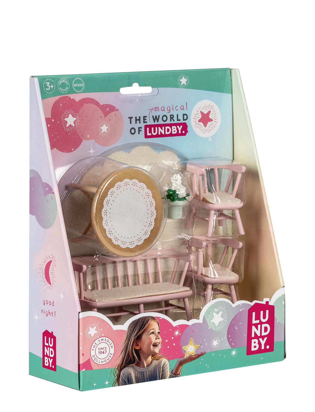 Lundby - LUNDBY MATSALSMÖBLER 4 ST - laveste priser - multi - 1