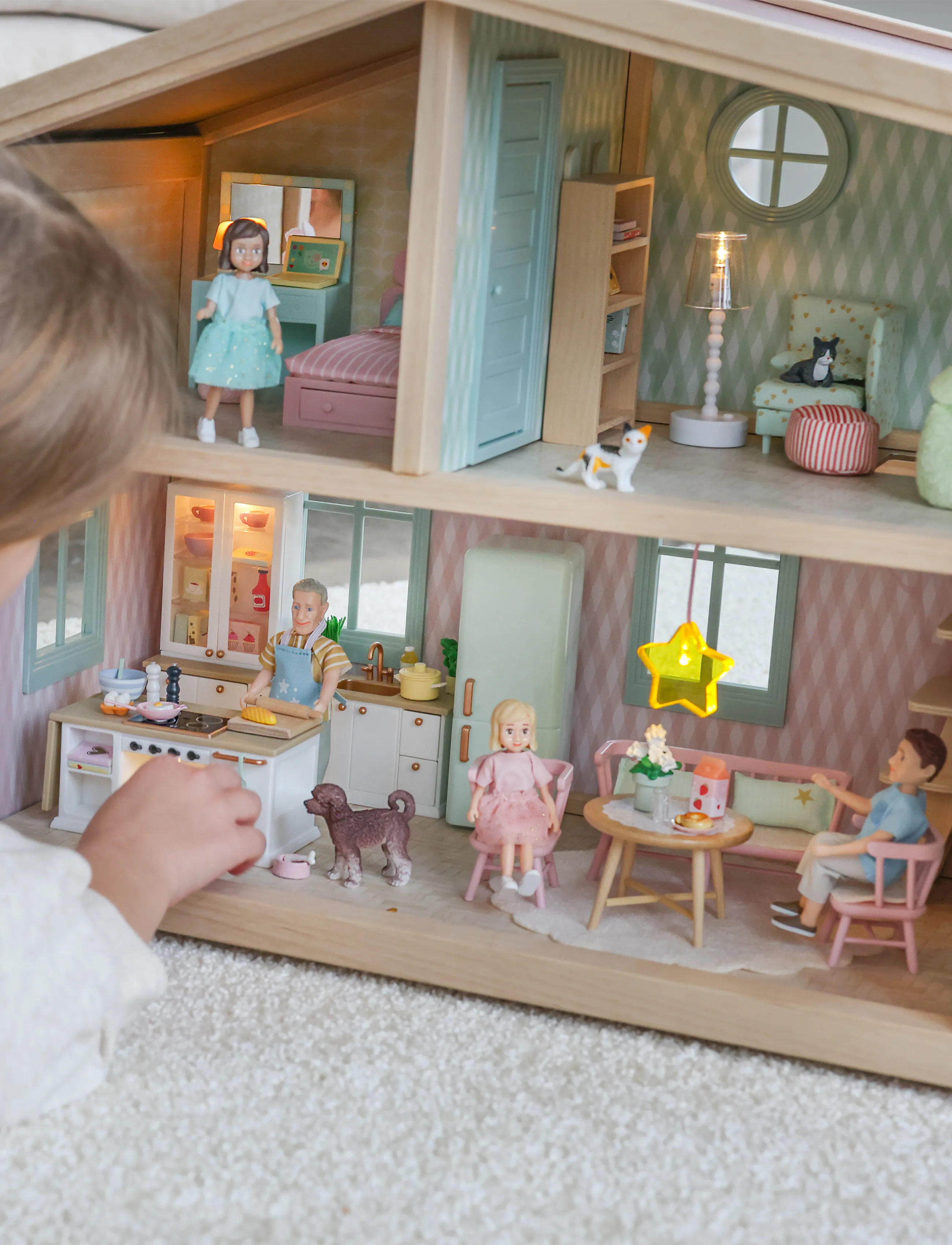 Lundby - LUNDBY MATSALSMÖBLER 4 ST - laveste priser - multi - 4