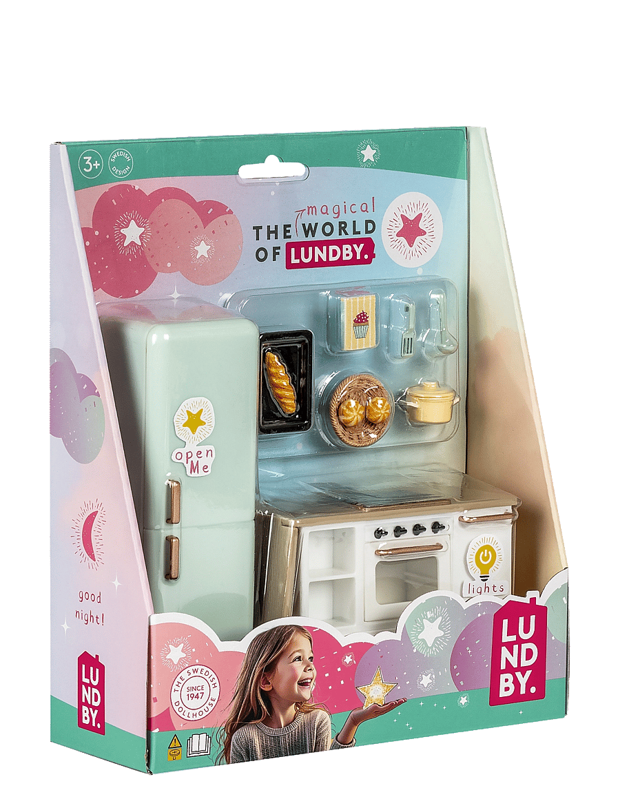 Lundby - LUNDBY KÖKSÖ MED UGN & SPIS - tillbehör till dockhus - multi - 2