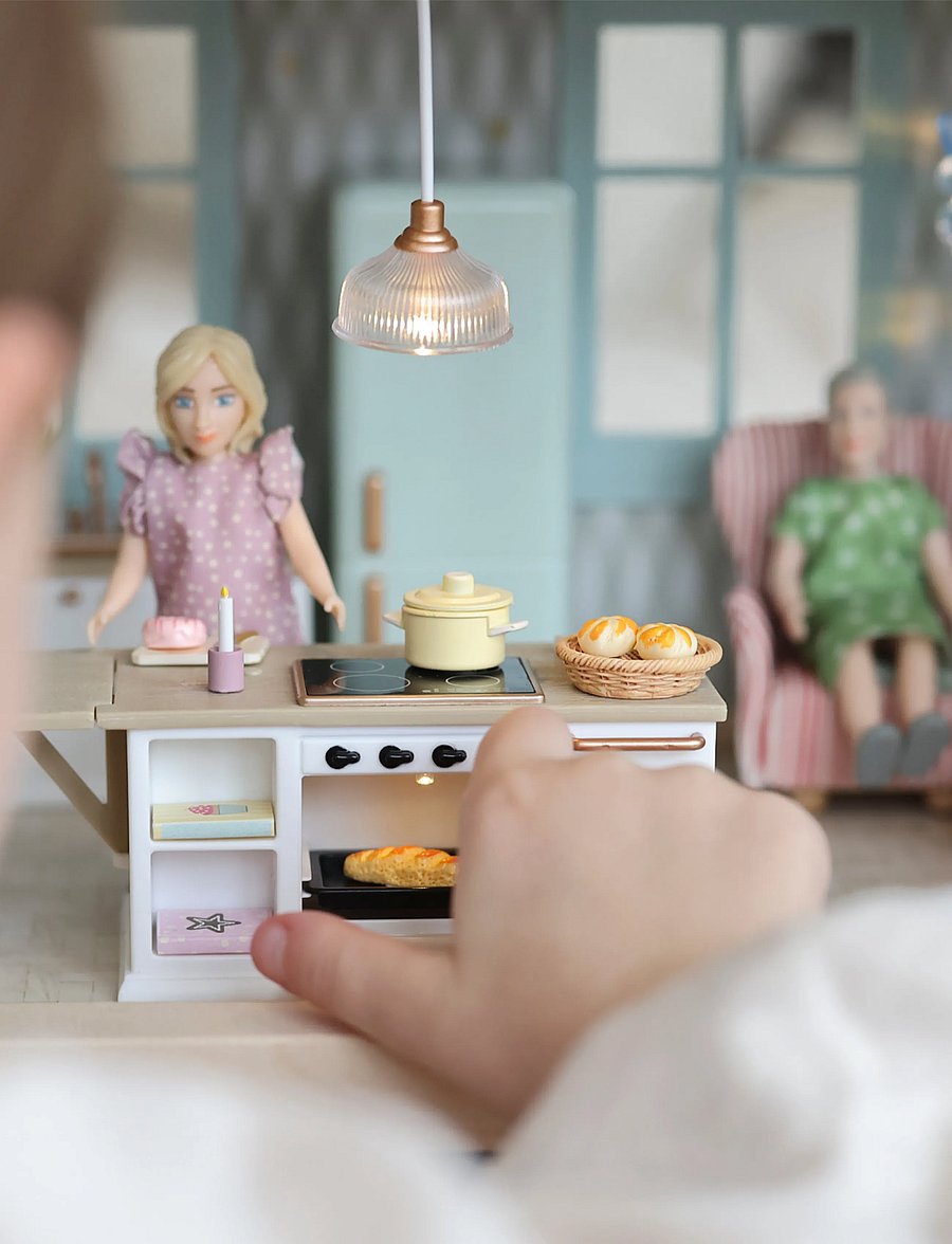 Lundby - LUNDBY KÖKSÖ MED UGN & SPIS - tillbehör till dockhus - multi - 0