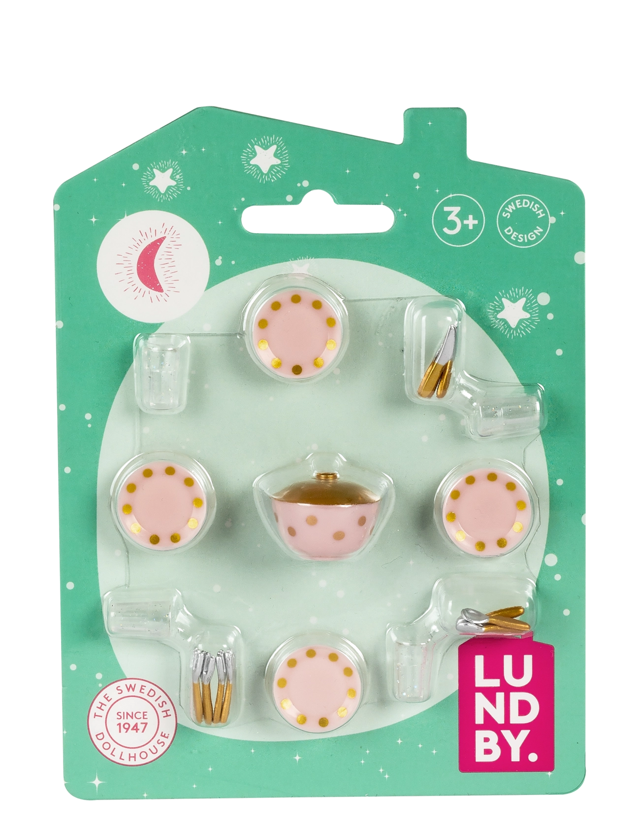 Lundby - DOCKHUSTILLBEHÖR SERVIS - tillbehör till leksakskök - multi - 2