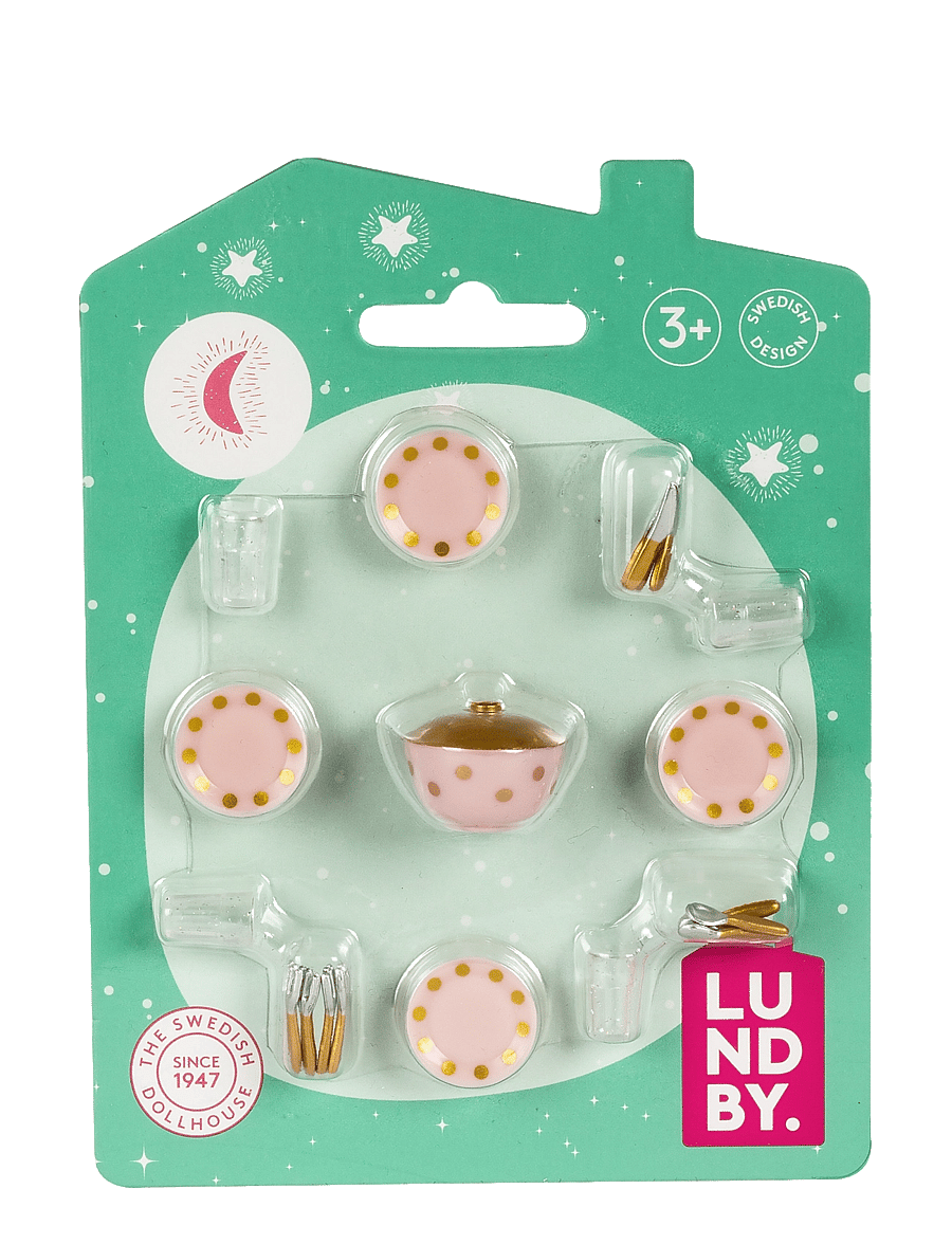 Lundby - DOCKHUSTILLBEHÖR SERVIS - tillbehör till leksakskök - multi - 3