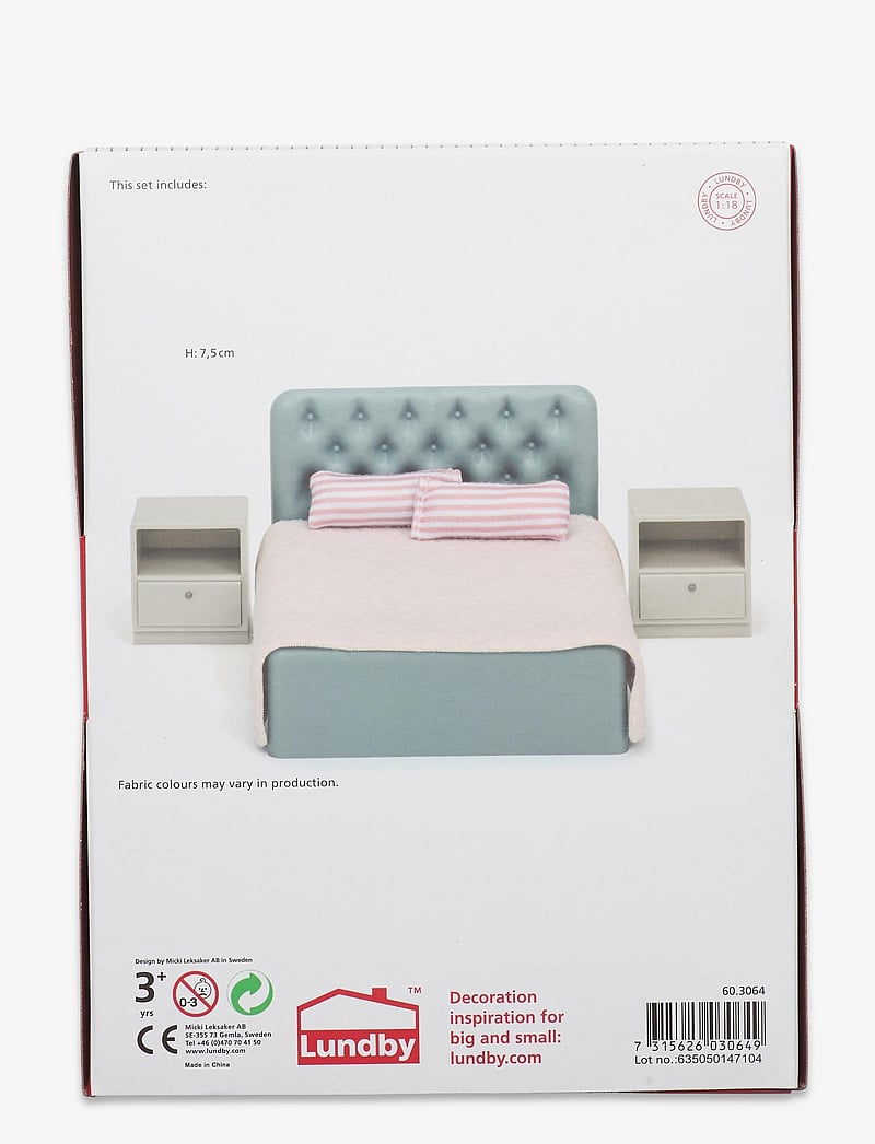 Lundby - LUNDBY BASIC SOVRUMSSET - fylgihlutir fyrir dúkkuhús - multi - 2