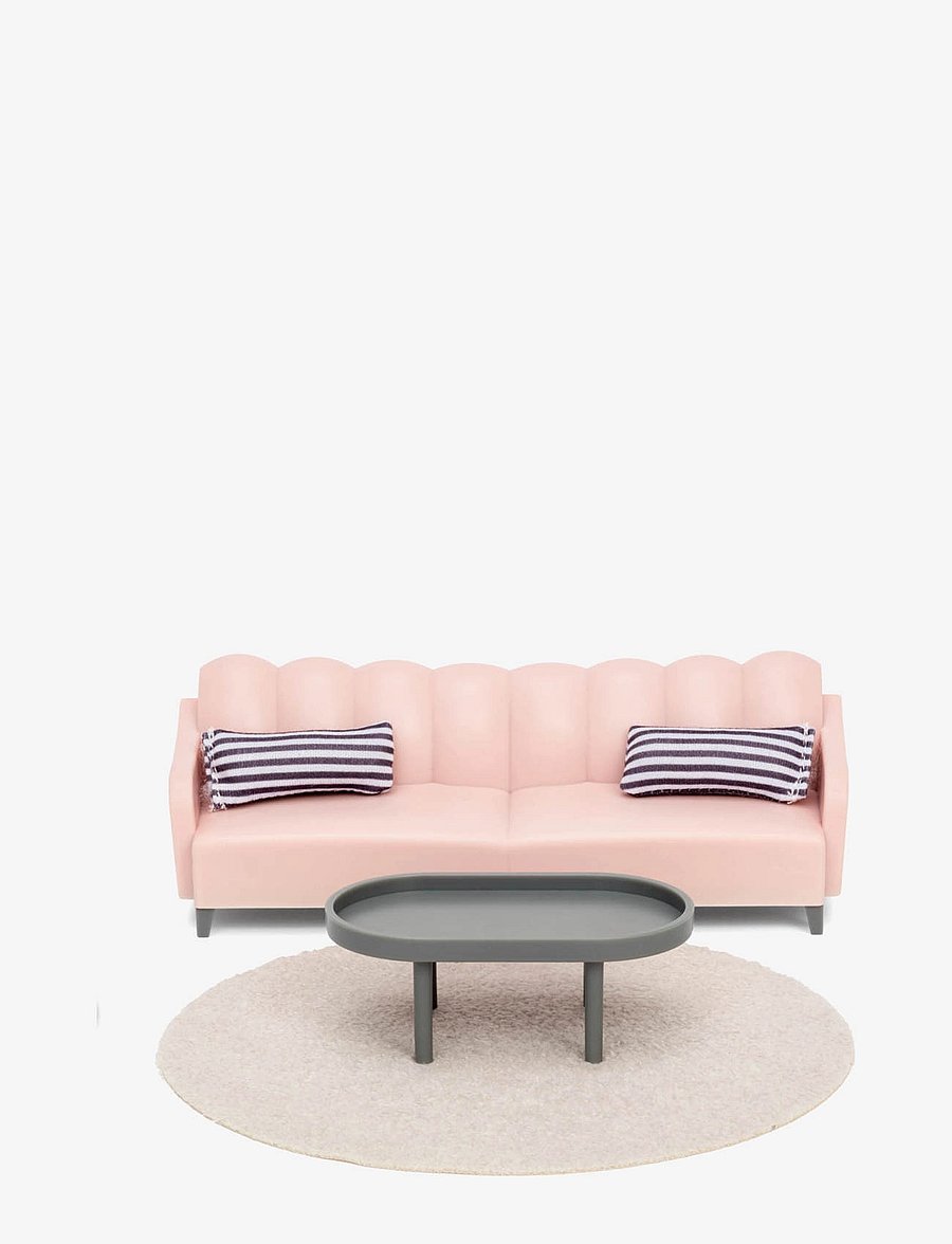 Lundby - LUNDBY BASIC VARDAGSRUMSSET - nukkekodin tarvikkeet - multi - 1