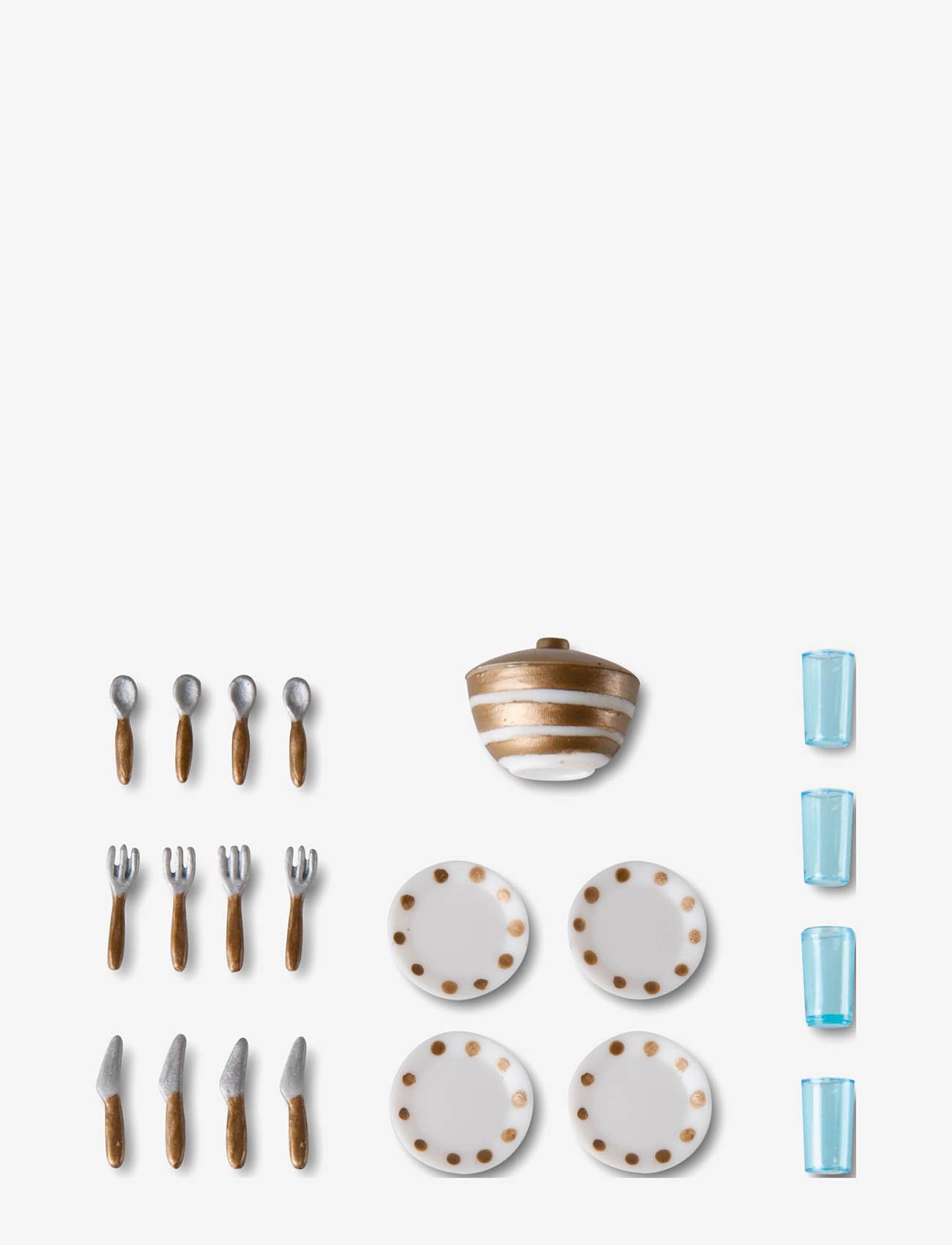 Lundby - LUNDBY MATSERVIS - tilbehør til dukkehuse - multi - 0