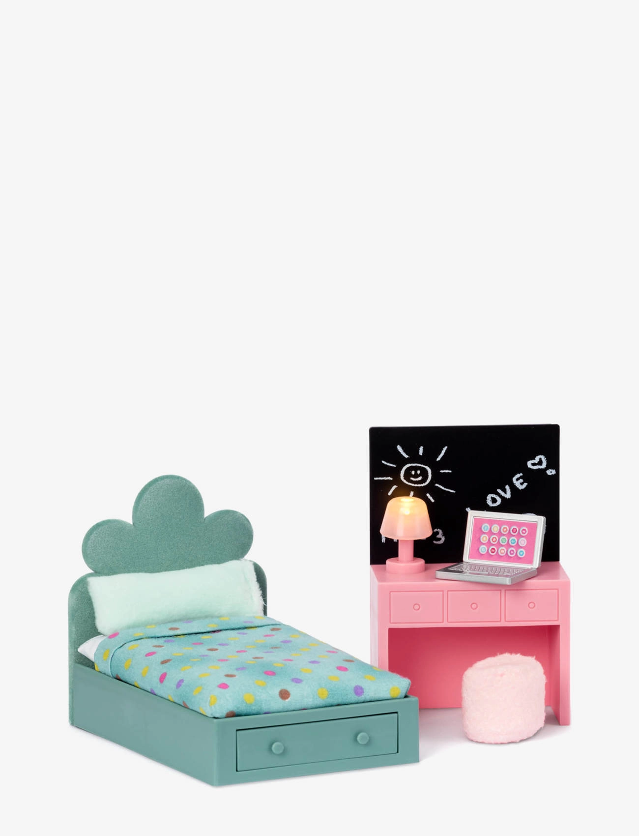 Lundby Lundby Tonårsrumset, 11X7X8 cm, Multi/patterned, Dukker Og Tilbehør > Dukkehustilbehør, Børn