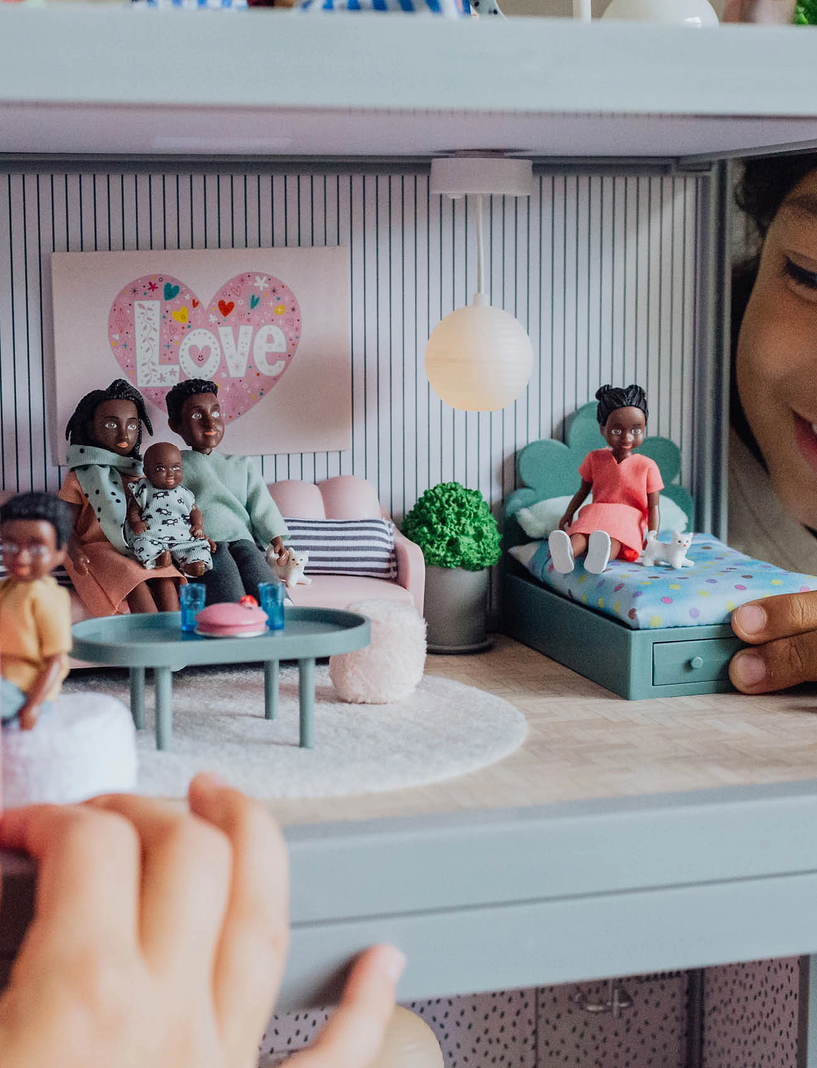 Lundby Lundby Dockset Billie, SCALE 1:18, Multi/patterned, Dukker Og Tilbehør > Dukker, Børn