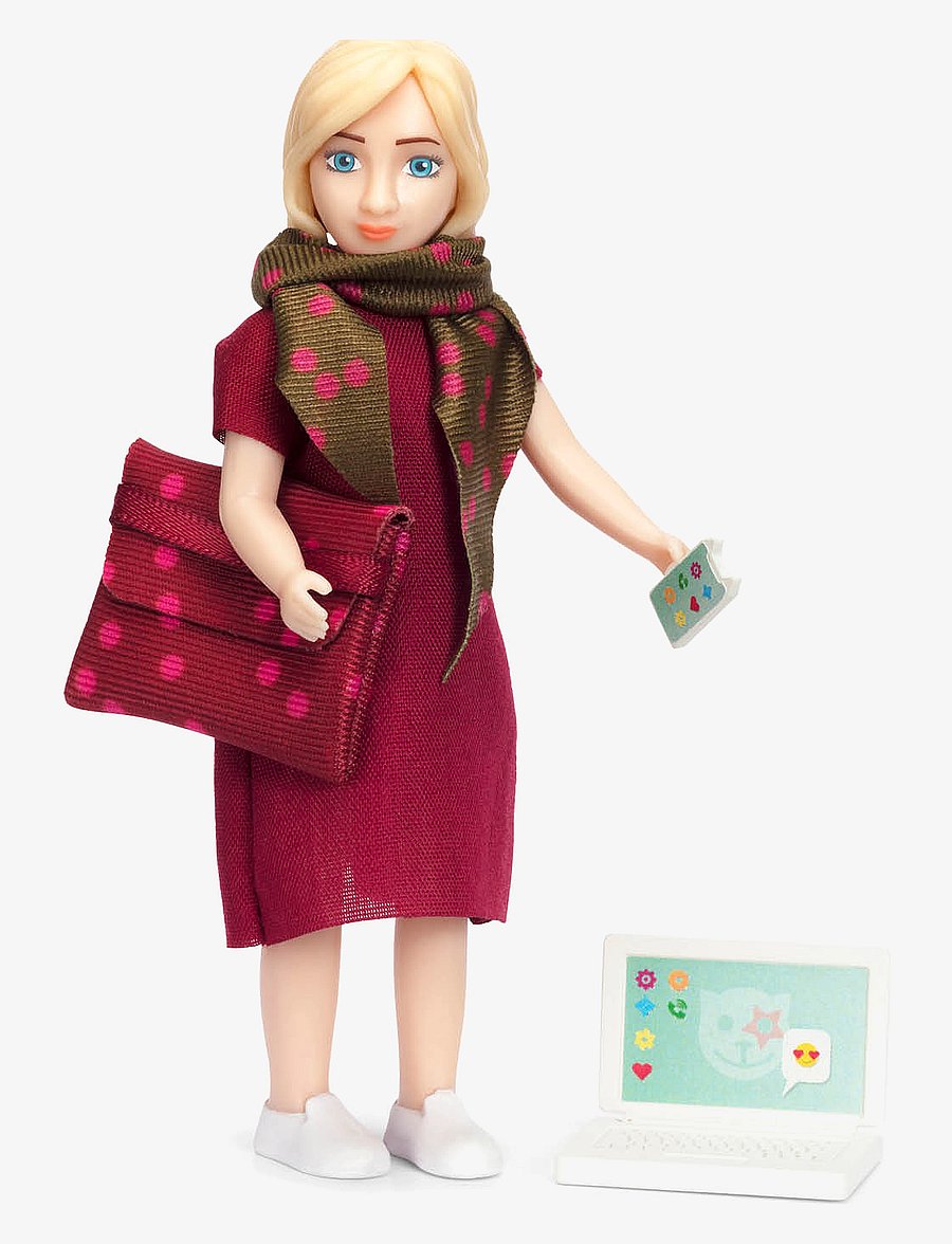 Lundby - LUNDBY DOCKA MED DATOR - tilbehør til dukkehuse - multi - 1
