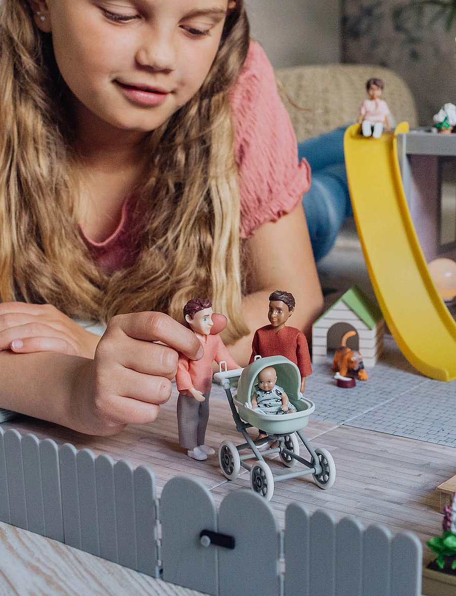 Lundby - LUNDBY DOCKA MED BEBIS & VAGN - lowest prices - multi - 3