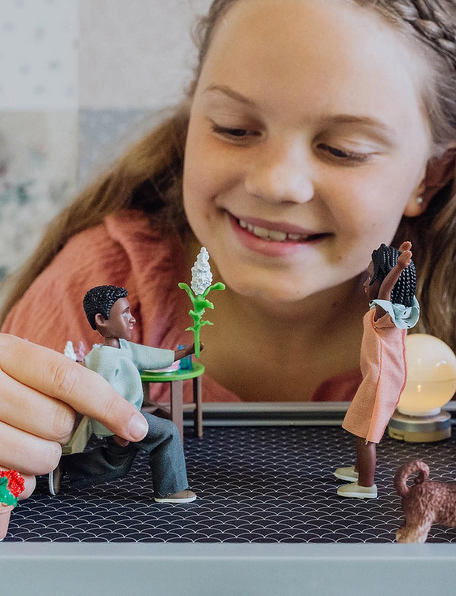 Lundby - LUNDBY BLOMSTERSET - tillbehör till dockhus - multi - 0