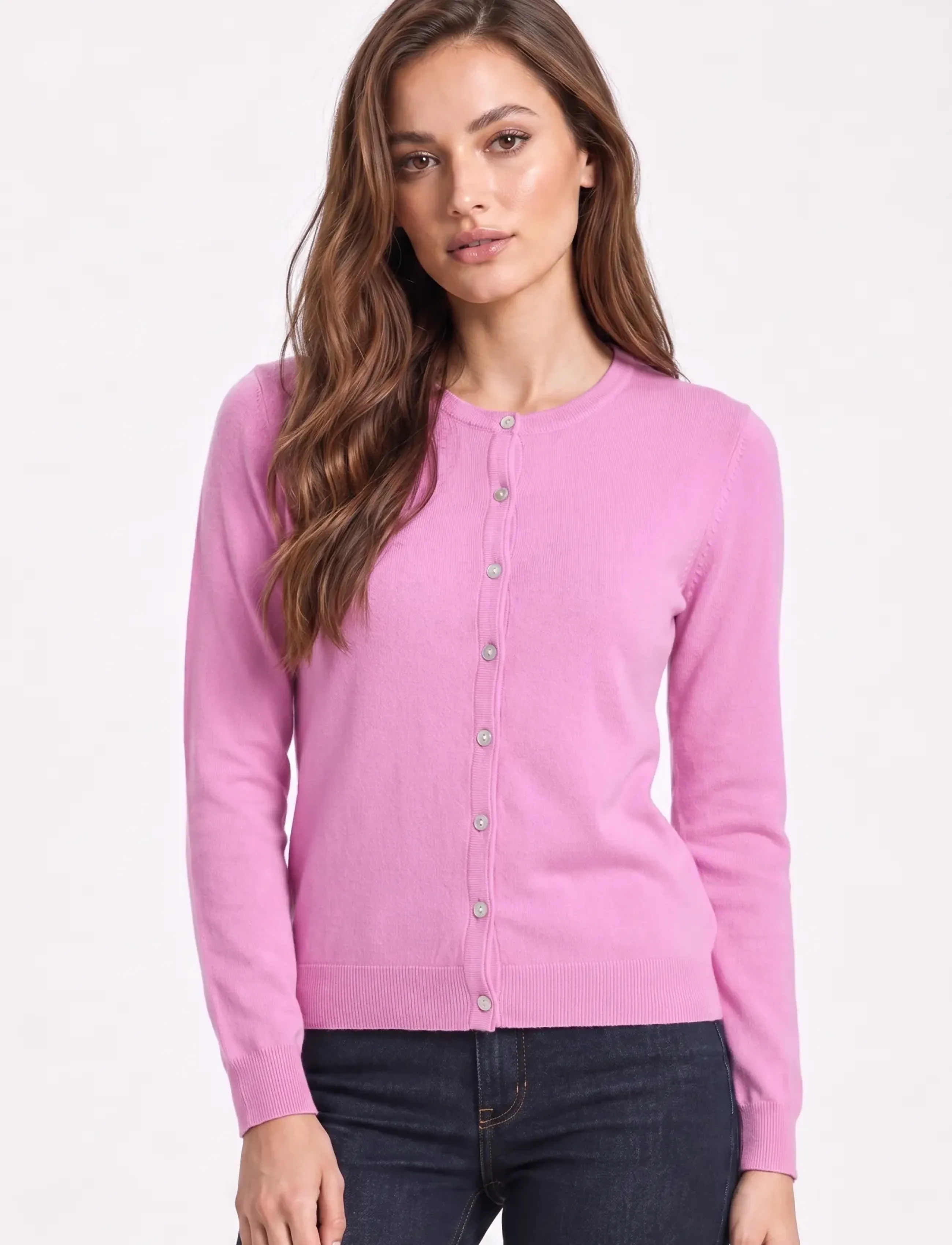 Lundgaard - Cardigan - efterårstøj - pink - 0