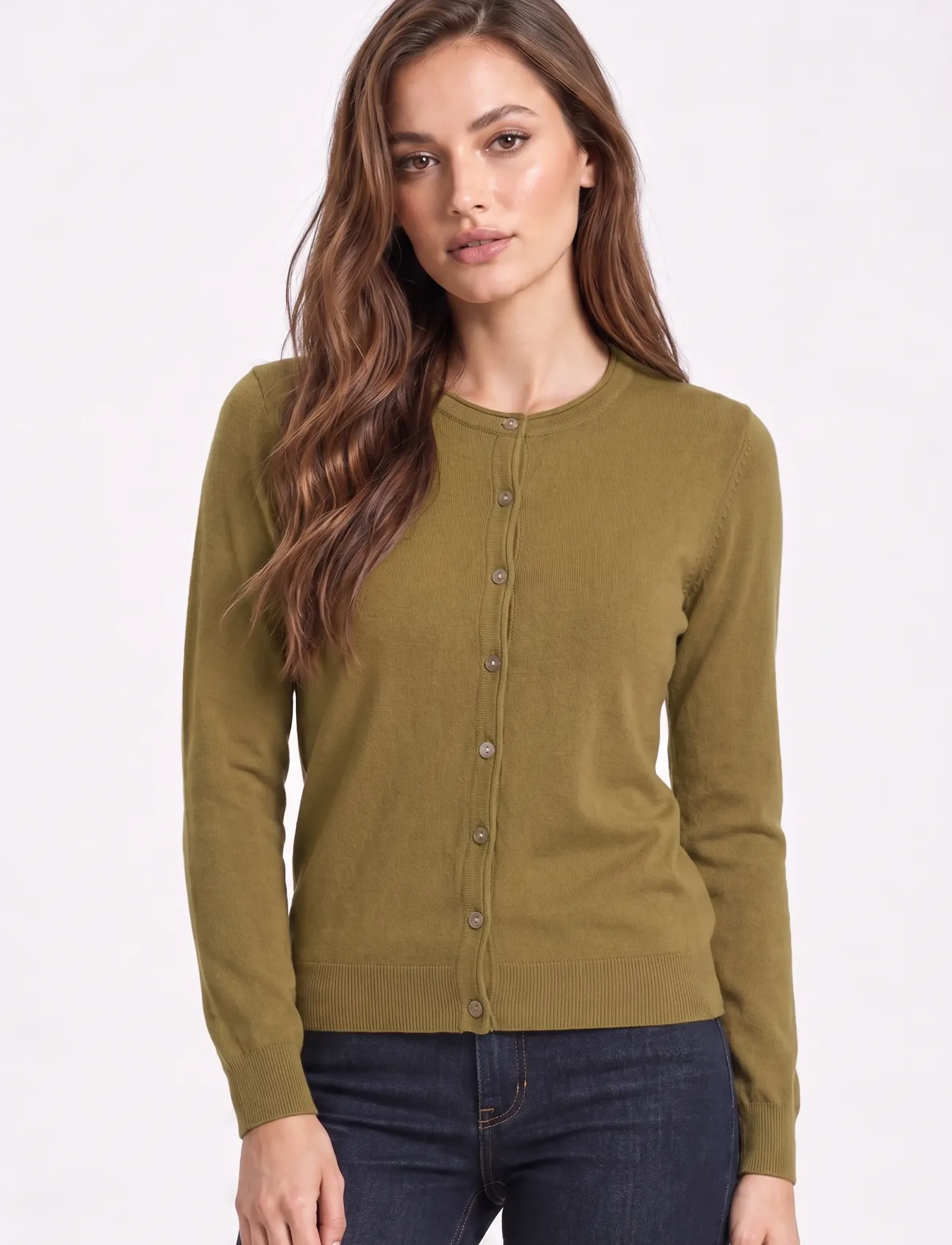 Lundgaard - Cardigan - herbstliche kleidung - green grape - 0