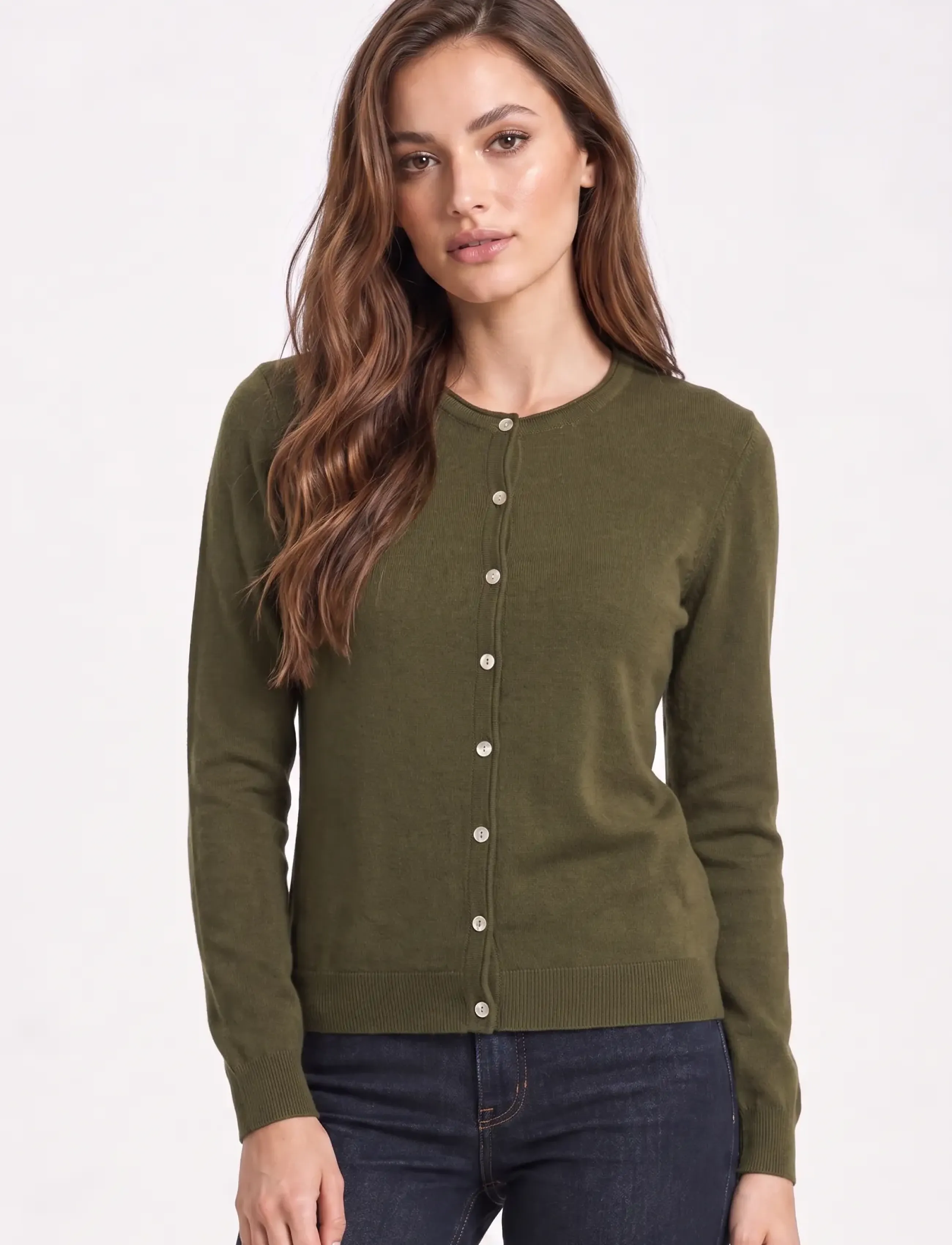 Lundgaard - Cardigan - herbstliche kleidung - army - 0