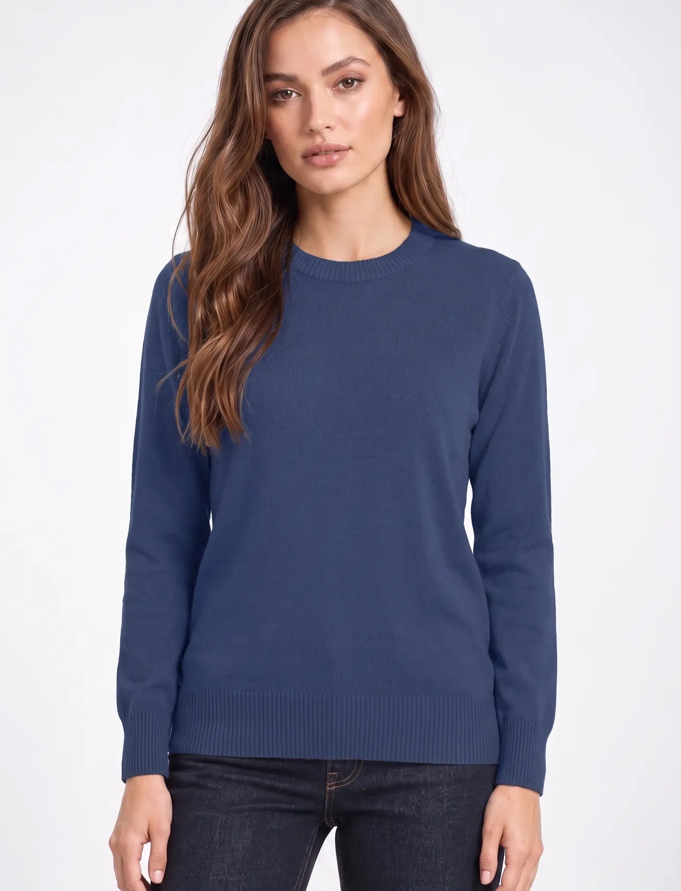 Lundgaard - O-neck sweater - herbstliche kleidung - blue - 0