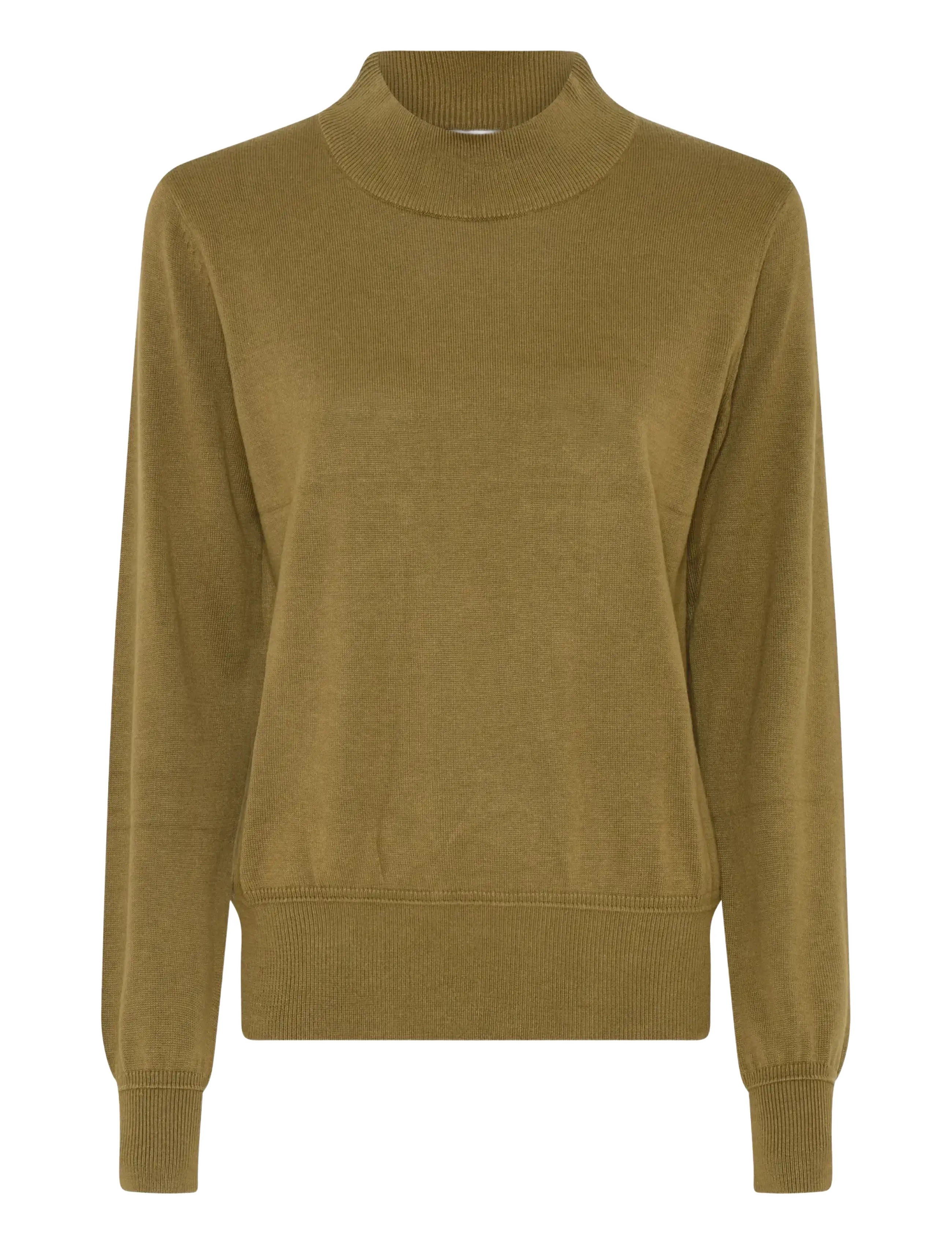 Lundgaard Turtleneck sweater - Rullekraver - GREEN GRAPE / khaki/green
