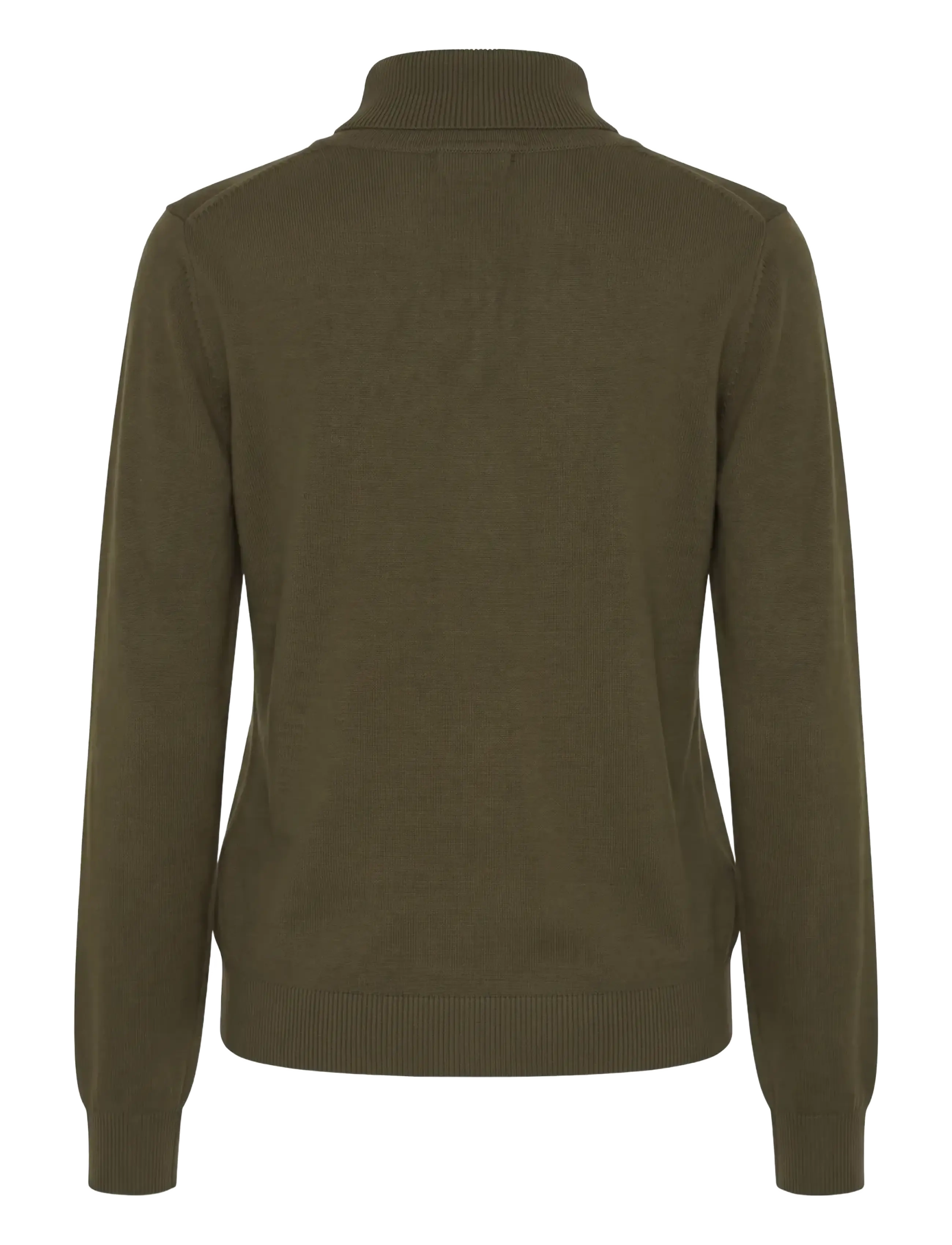 Lundgaard - Turtleneck sweater - efterårstøj - army - 2