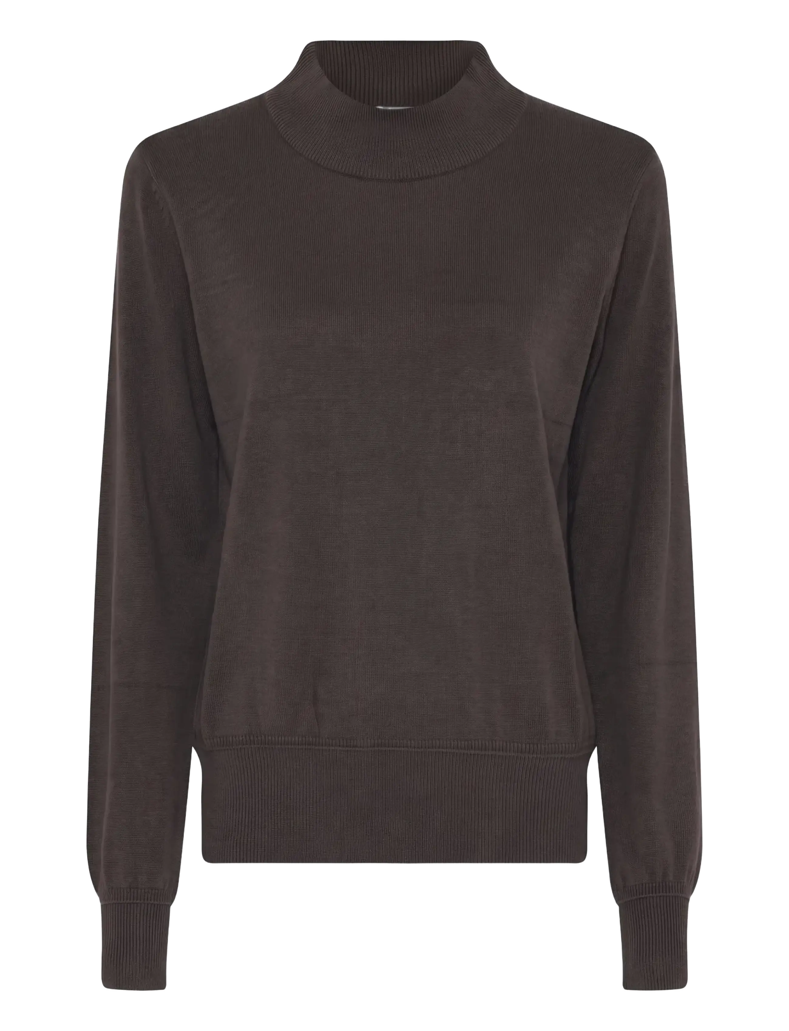 Lundgaard Turtleneck sweater - Lundgaard - DK. BROWN / brown