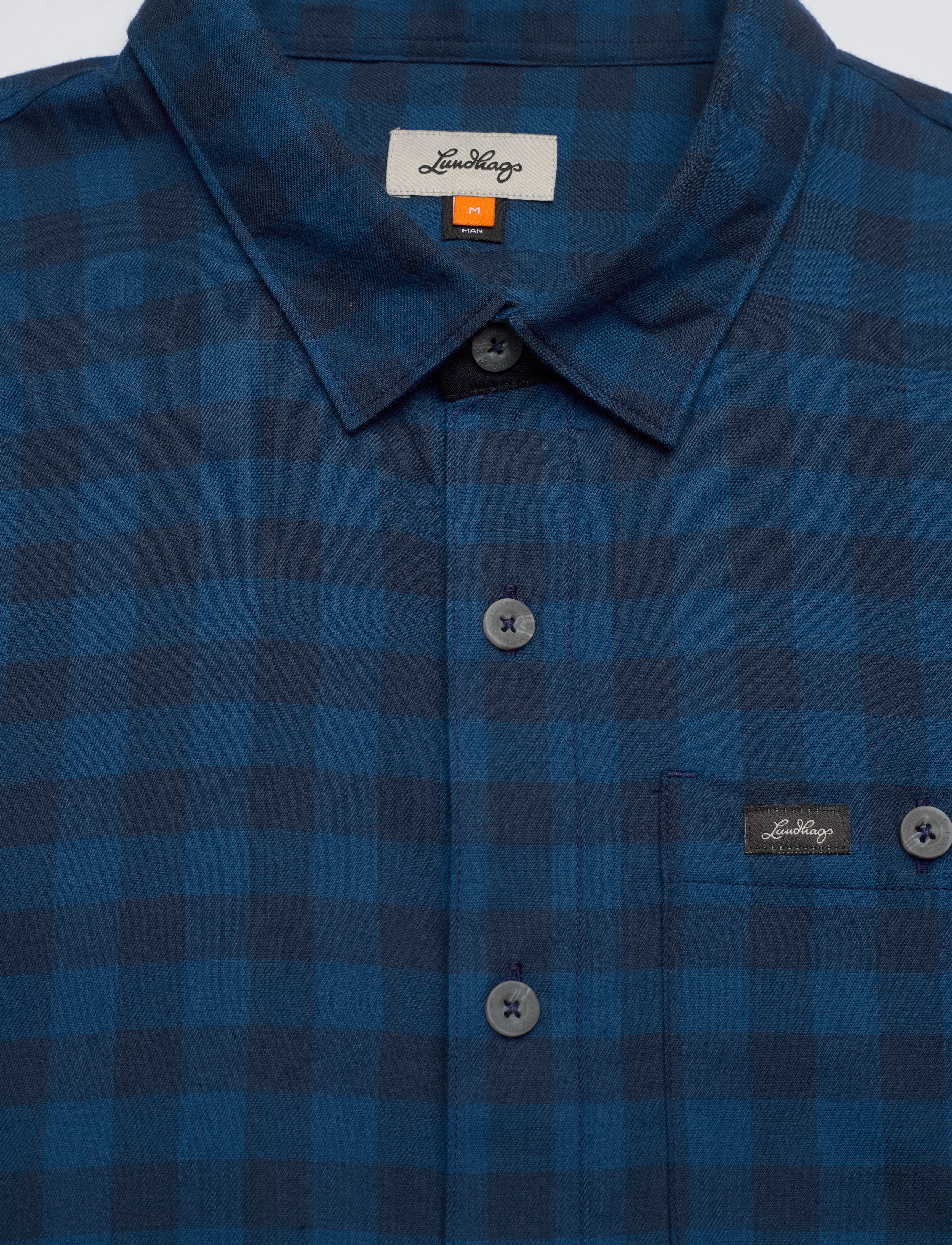 Lundhags - Ekren Ms LS Shirt - 480-light navy - 2