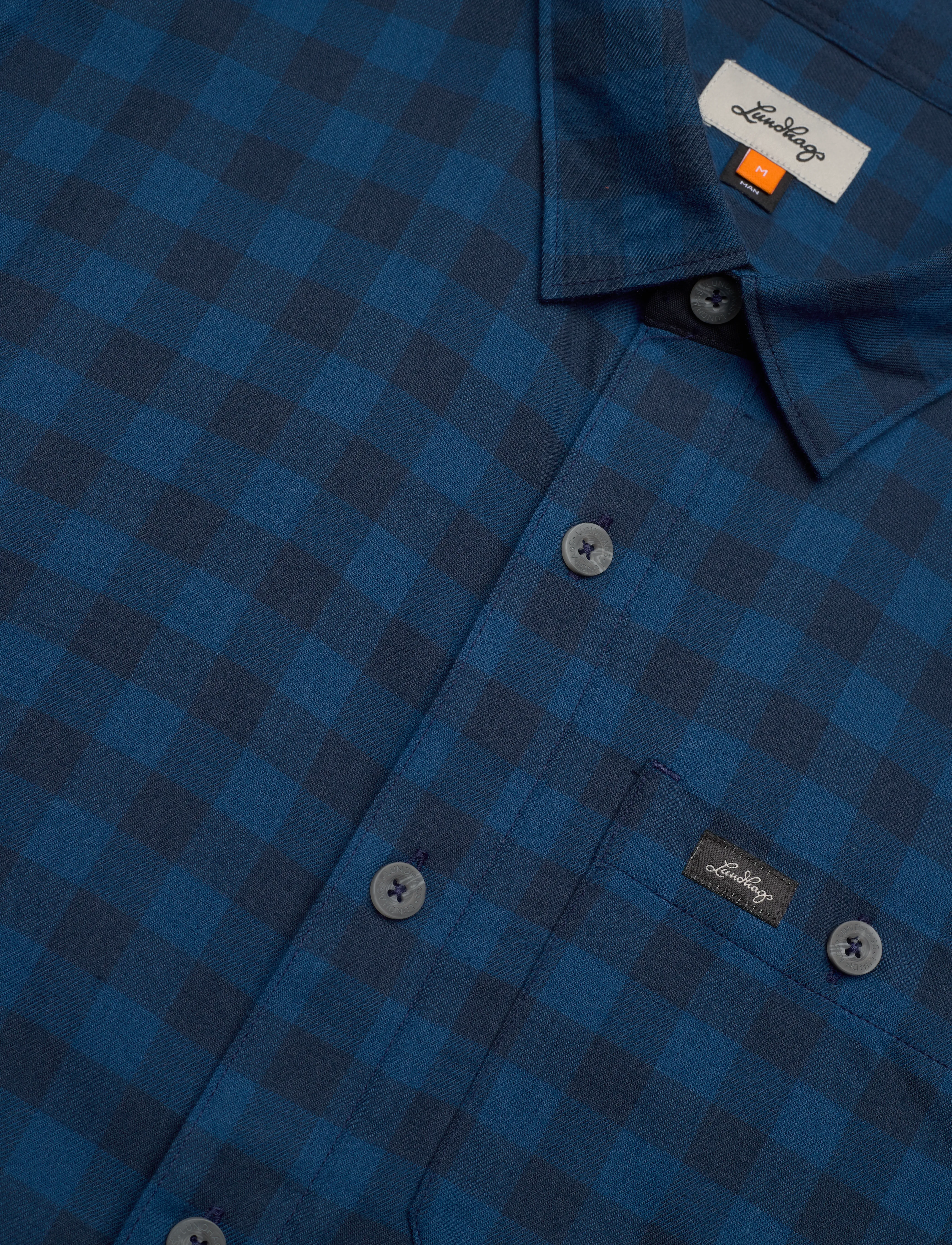Lundhags - Ekren Ms LS Shirt - 480-light navy - 3