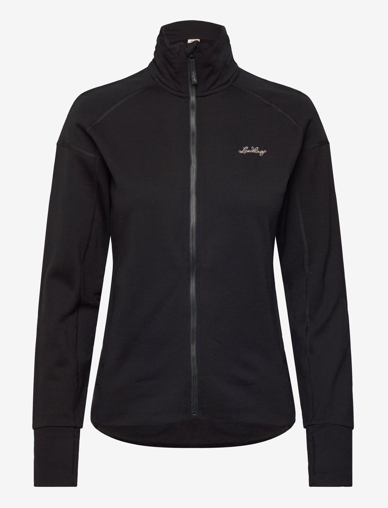 Lundhags - Ullto Merino Ws Full Zip - viršutinės dalies drabužiai - 900-black - 0