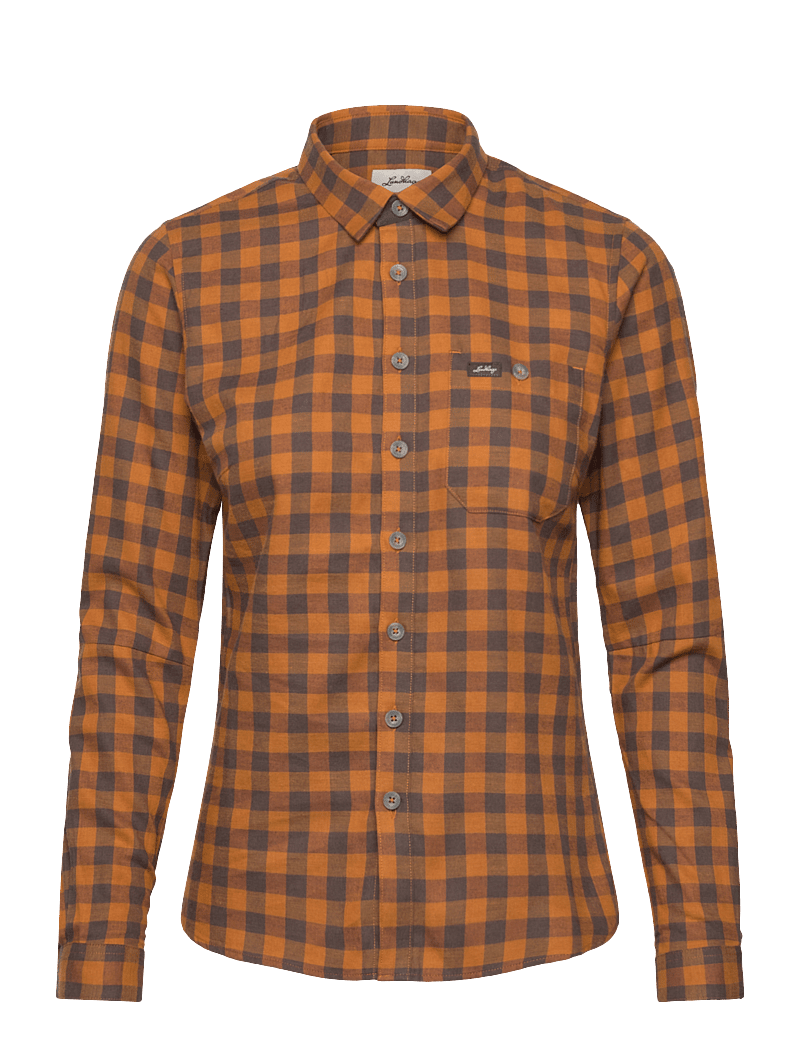Lundhags - Ekren Ws LS Shirt - skjorter - 006-dark gold - 0