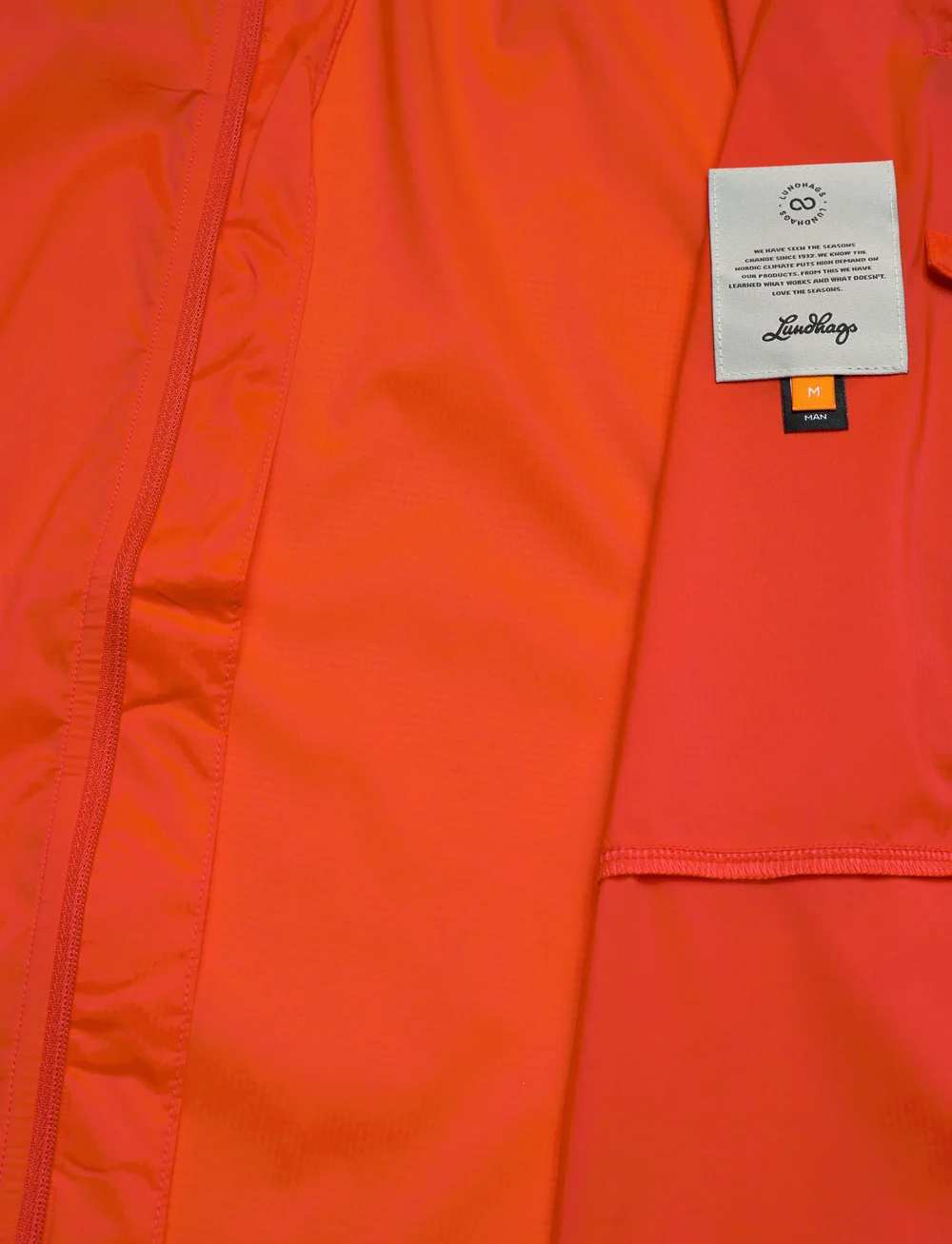 Lundhags - Tived Light Wind Jacket M - välijoped - 250-lively red - 3