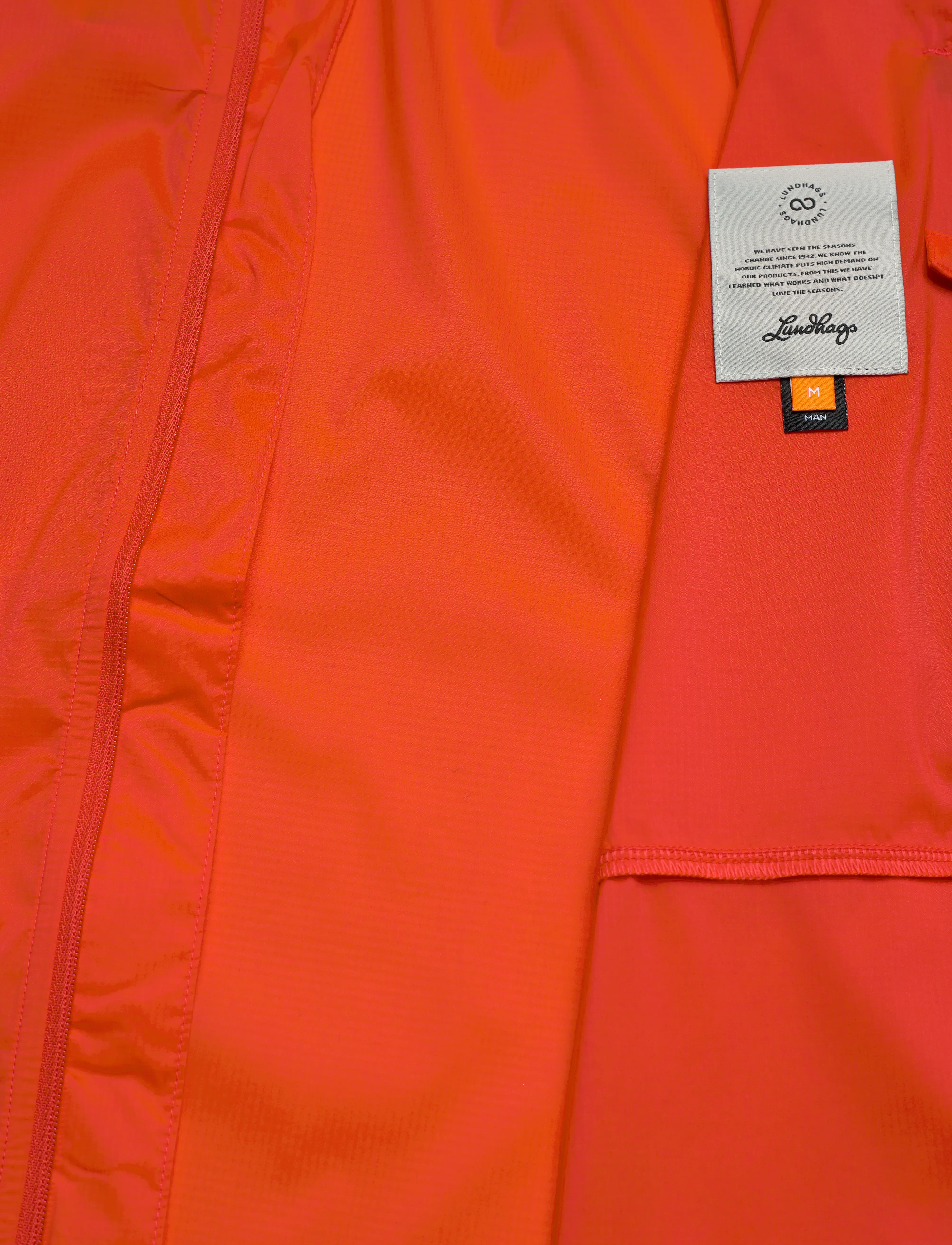 Lundhags - Tived Light Wind Jacket M - 250-lively red - 3