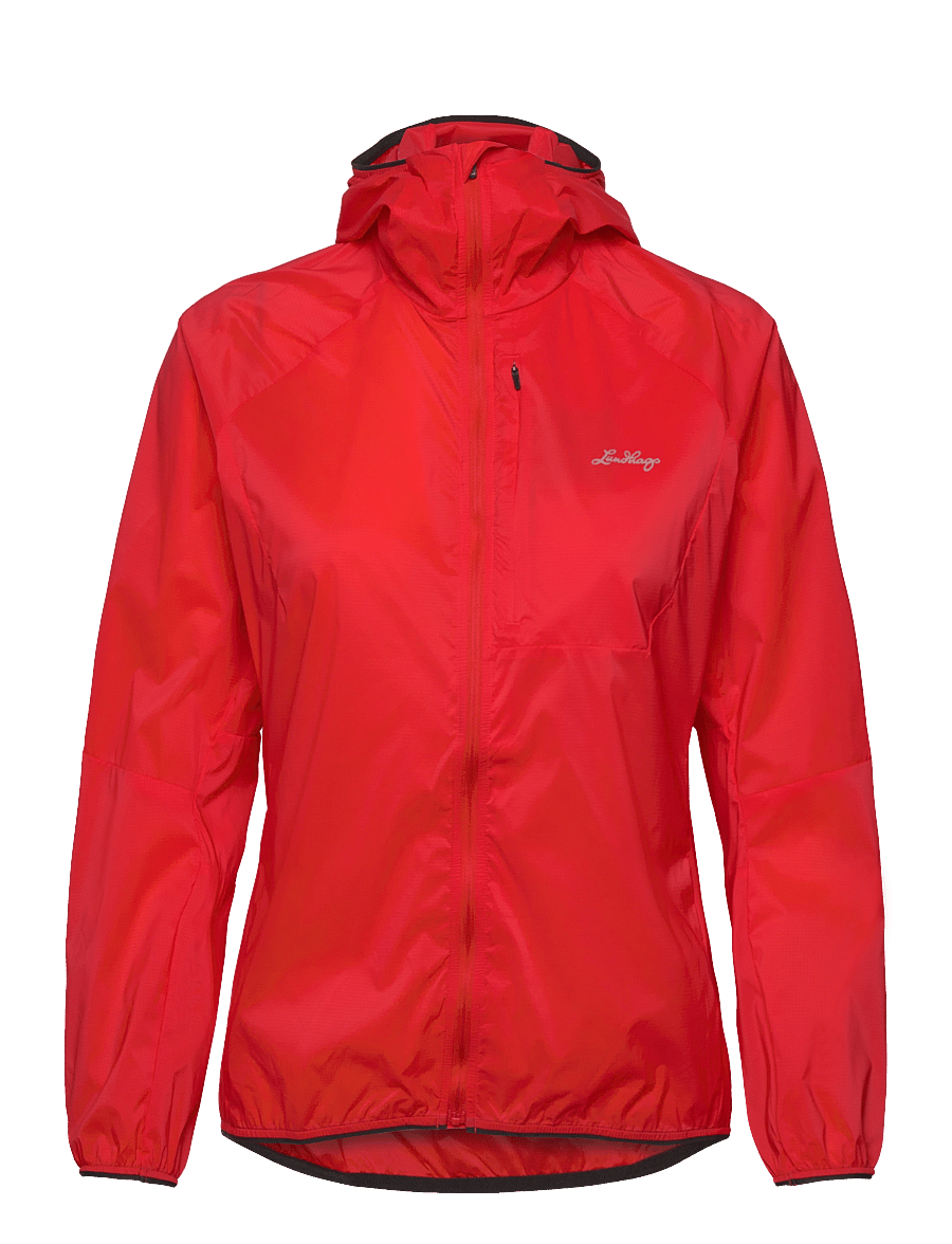 Lundhags - Tived Light Wind Jacket W - friluftsjackor - 250-lively red - 0
