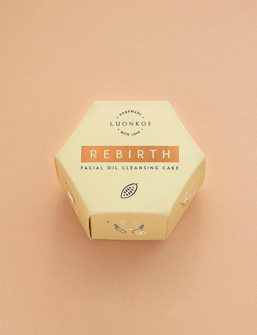 Luonkos - Rebirth facial oil cleansing cake - reinigingsolies - brown - 3