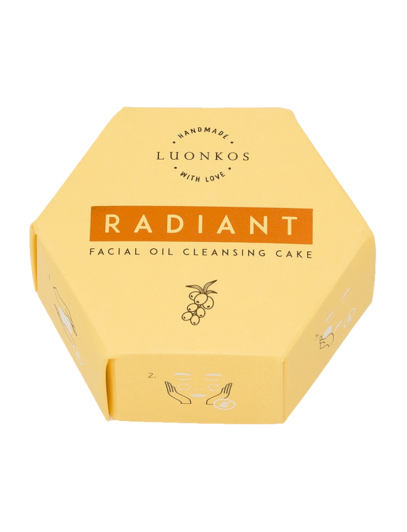 Luonkos - Radiant facial oil cleansing cake - reinigingsolies - yellow - 0