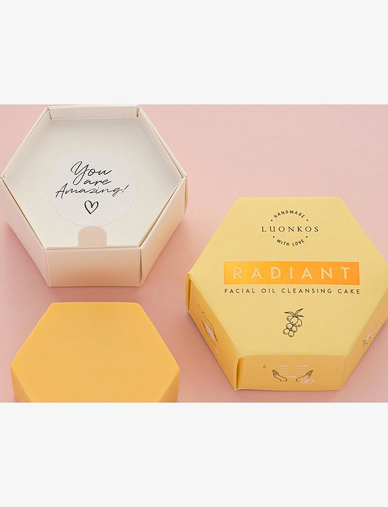 Luonkos - Radiant facial oil cleansing cake - reinigingsolies - yellow - 1