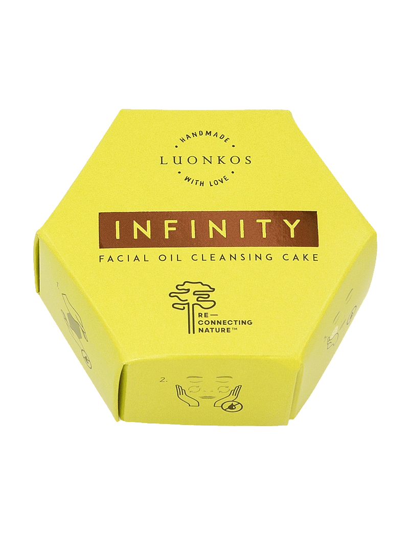 Luonkos - Infinity facial oil cleansing cake, forest microbes - puhastaja - brown - 0