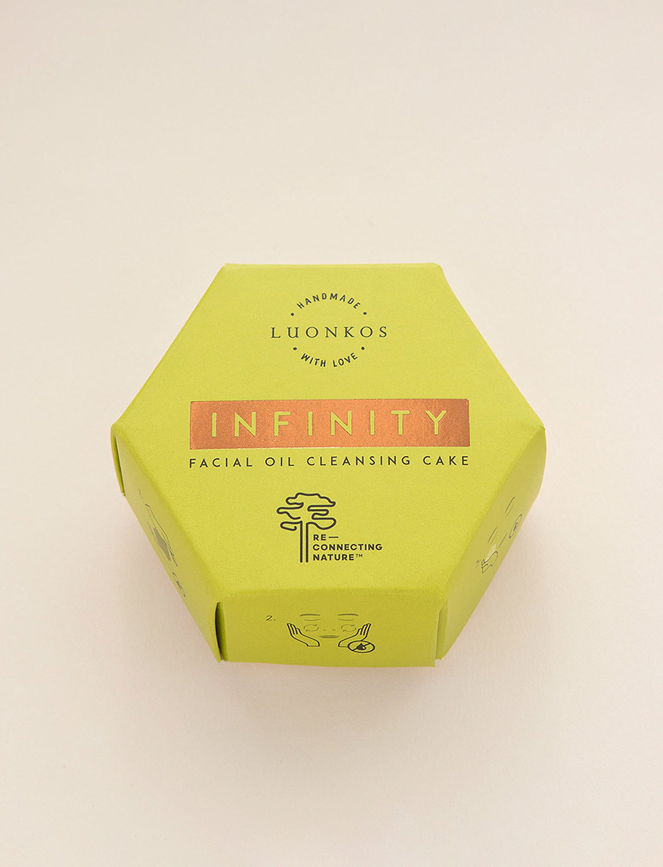 Luonkos - Infinity facial oil cleansing cake, forest microbes - ansiktsrengöring - brown - 2
